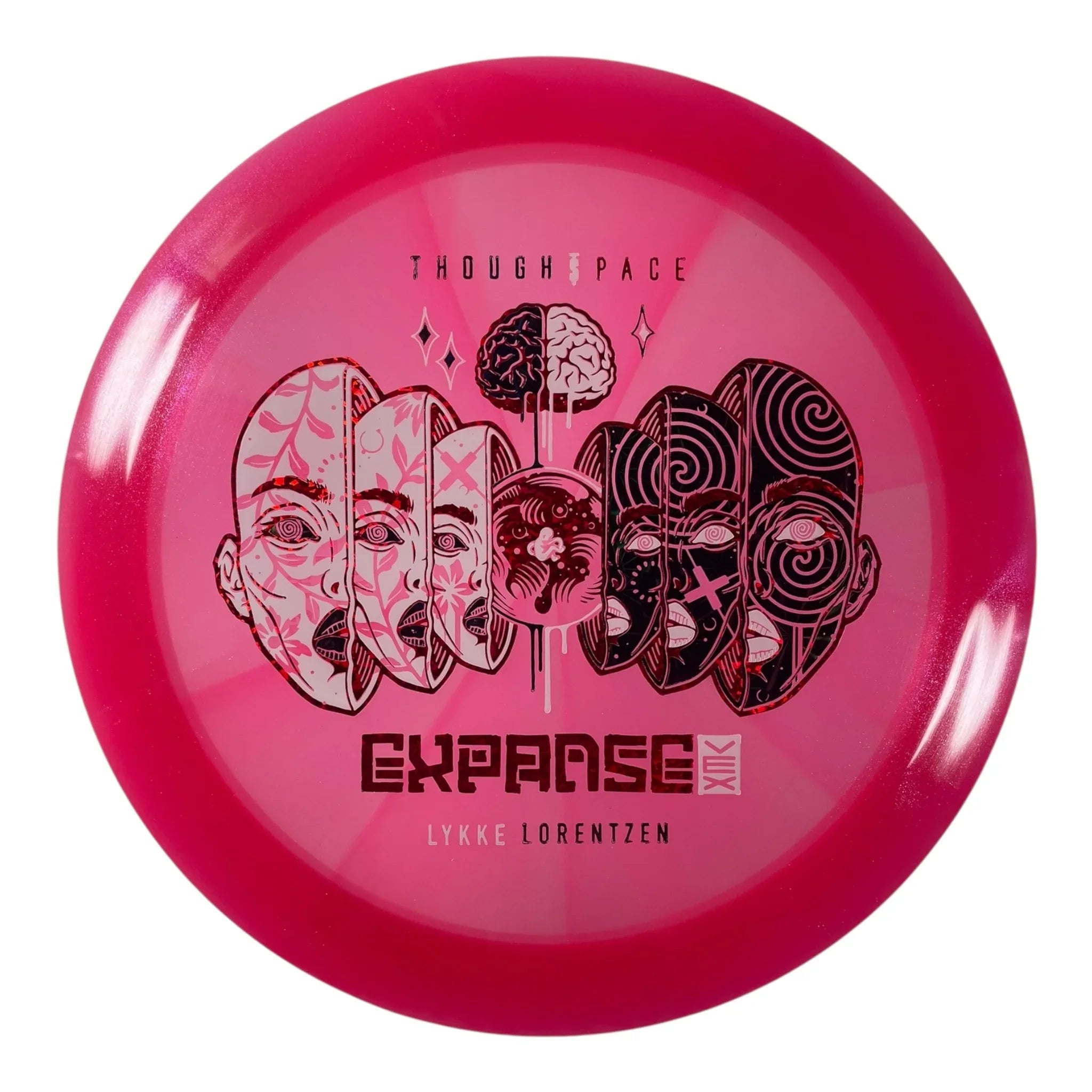 Thought Space Athletics Expanse | Vex | Pink/Red 174g (Lykke Lorentzen) Disc Golf