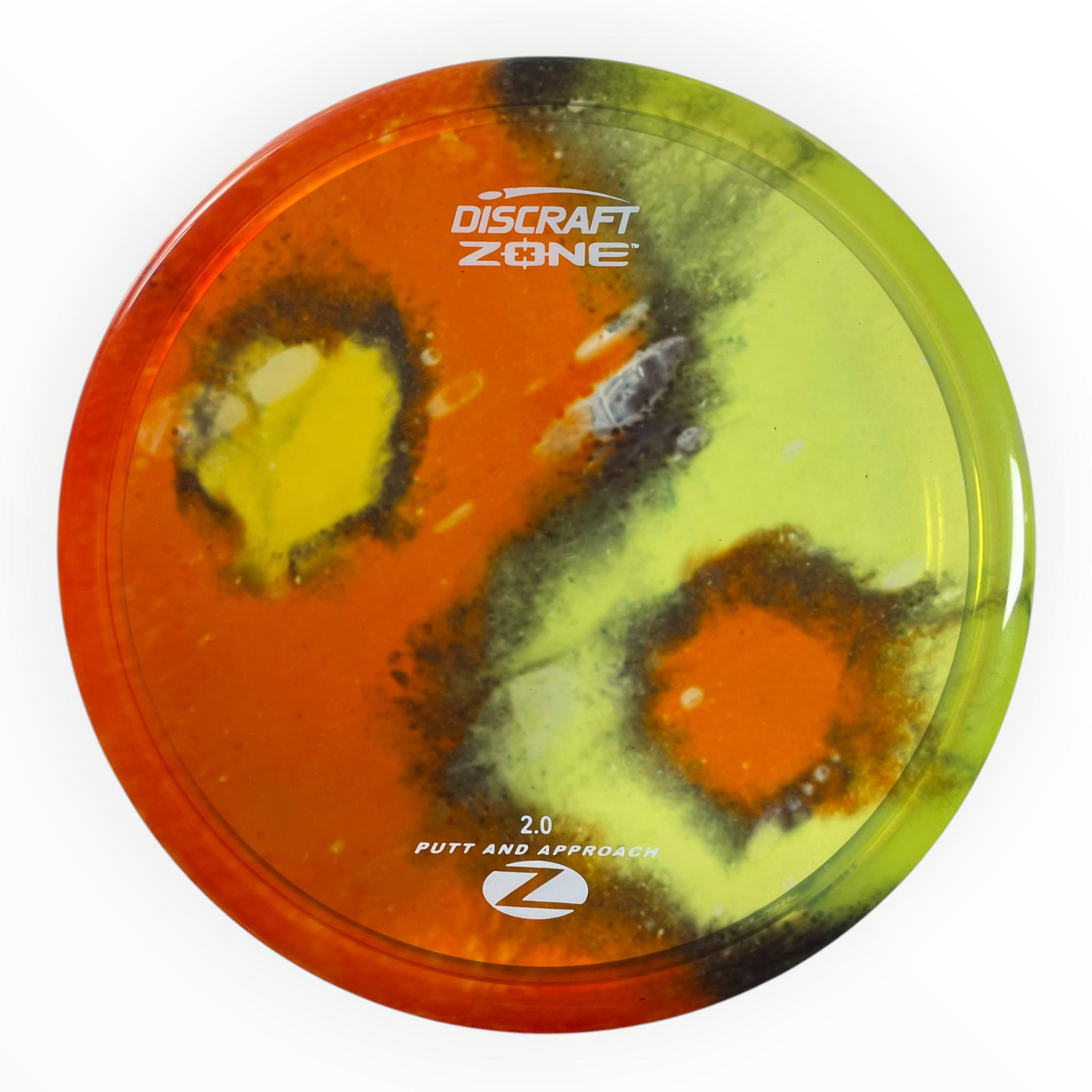 Discraft Zone | Z Line Fly Dye | Orange/White 174g Disc Golf