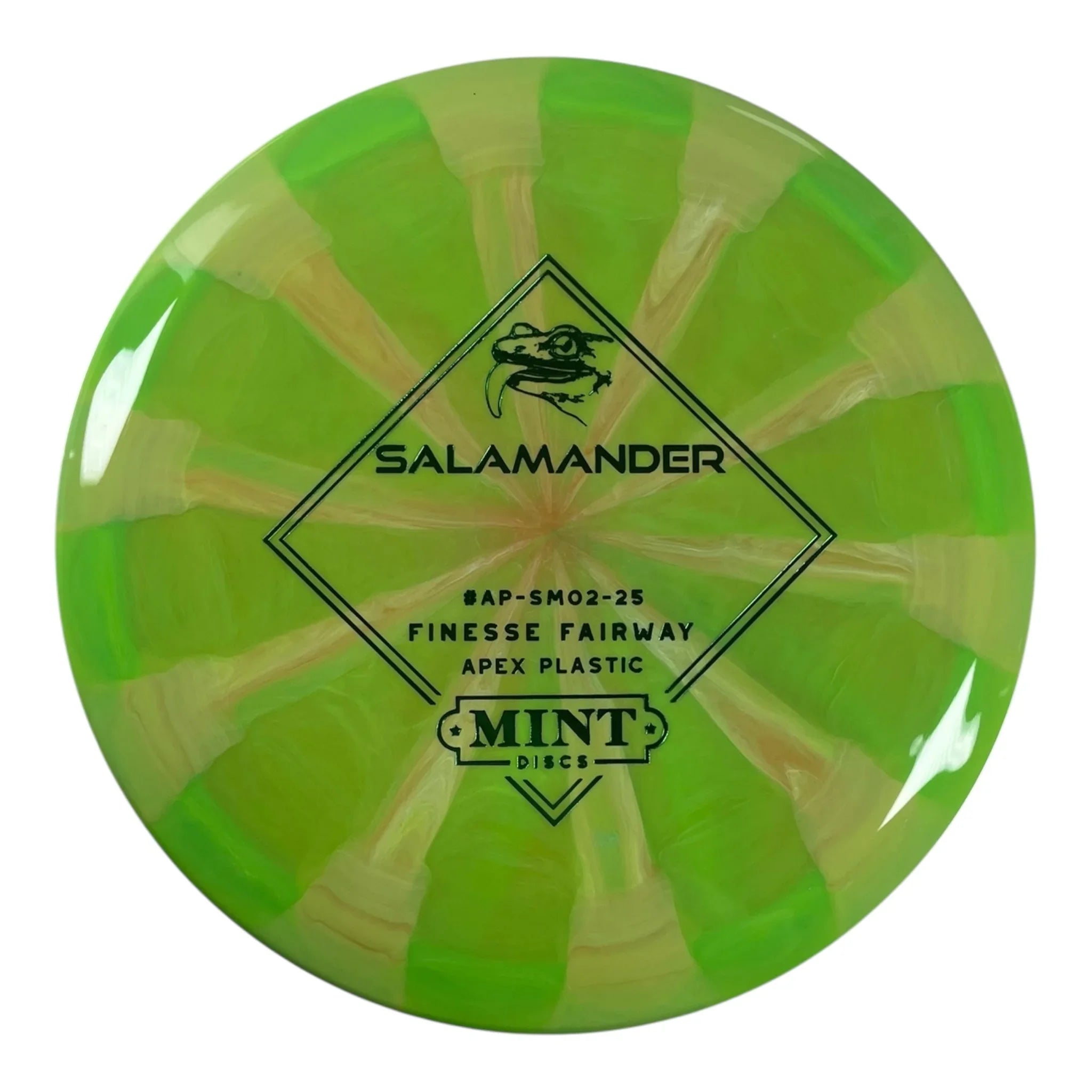Mint Discs Salamander | Apex Swirl | Green/Green 174g Disc Golf