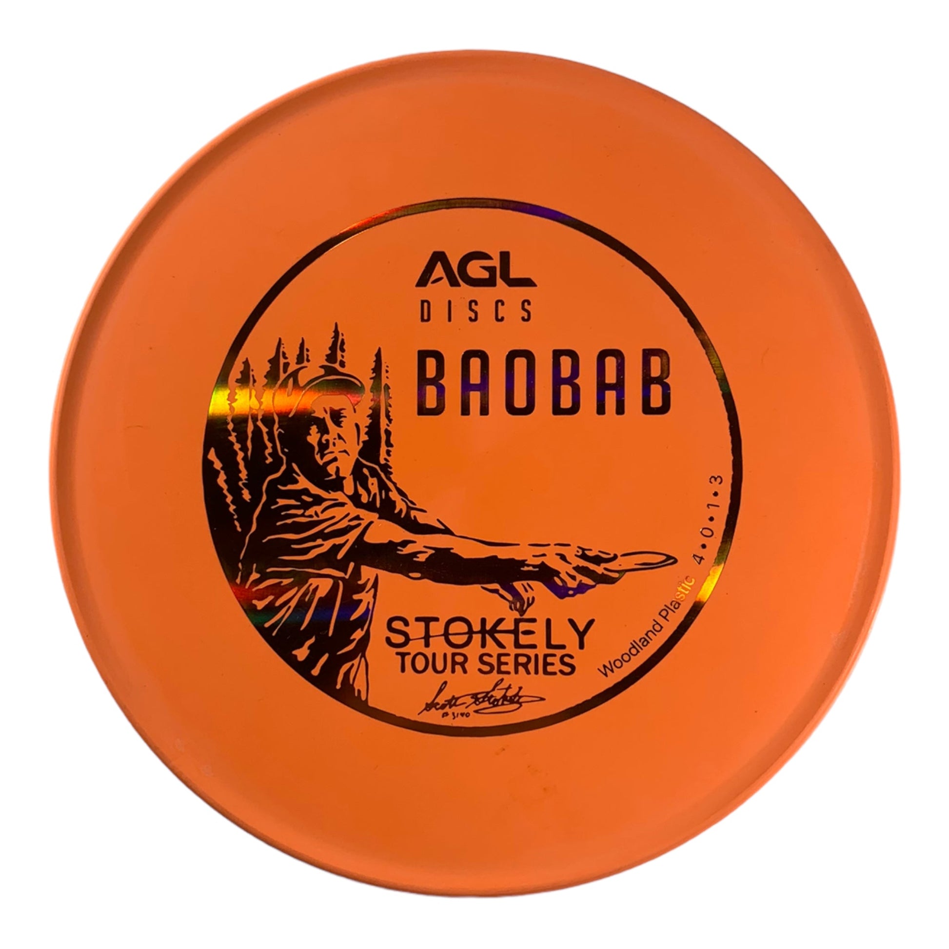 Above Ground Level Baobab | Woodland | Orange/Bronze 176g (Scott Stokely) Disc Golf