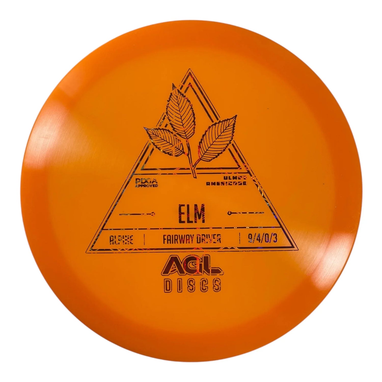 Above Ground Level Elm | Alpine | Orange/Pink Holo 173g Disc Golf