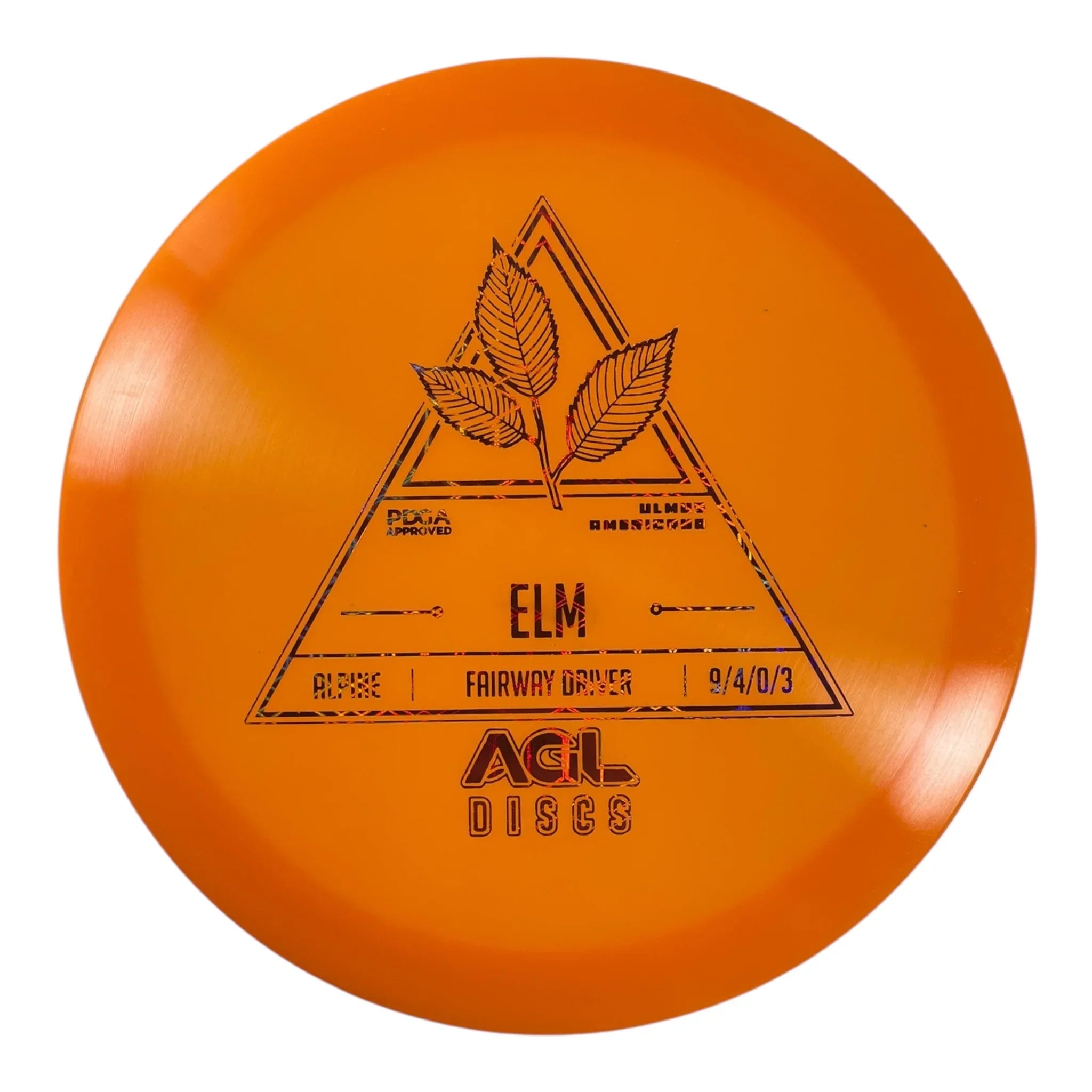 Above Ground Level Elm | Alpine | Orange/Pink Holo 173g Disc Golf