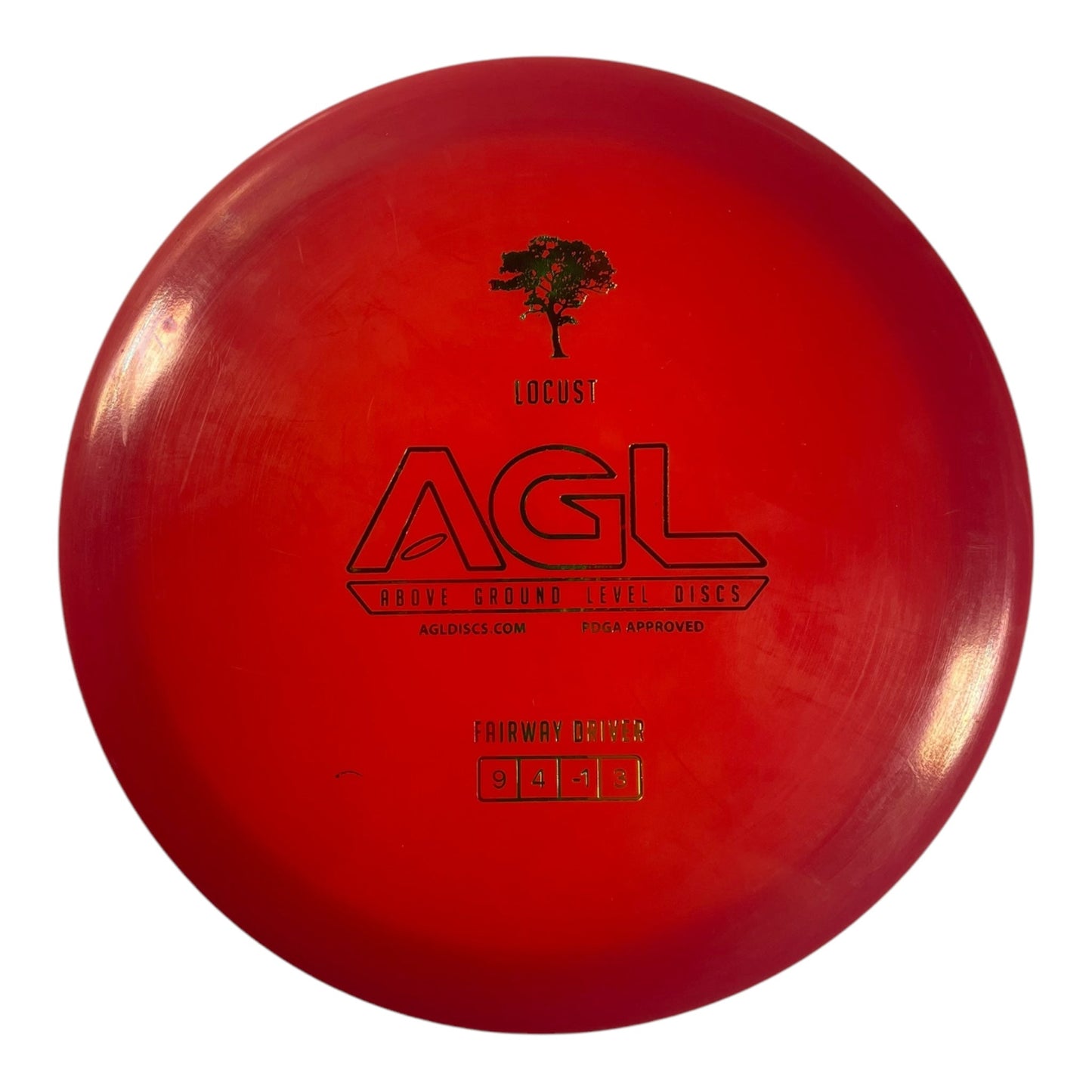 Above Ground Level Locust | Alpine | Red/Rasta 171g Disc Golf