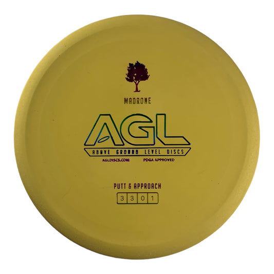 Above Ground Level Madrone | Woodland | Yellow/Rainbow 174g Disc Golf