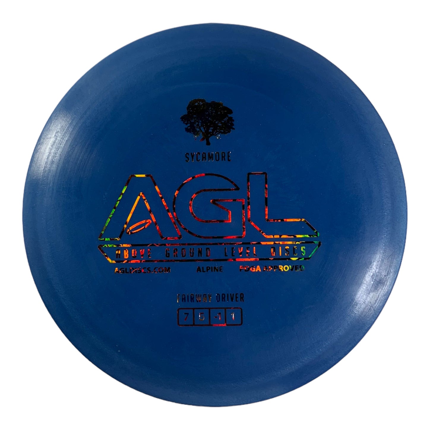 Above Ground Level Sycamore | Alpine | Blue/Bronze 176g Disc Golf