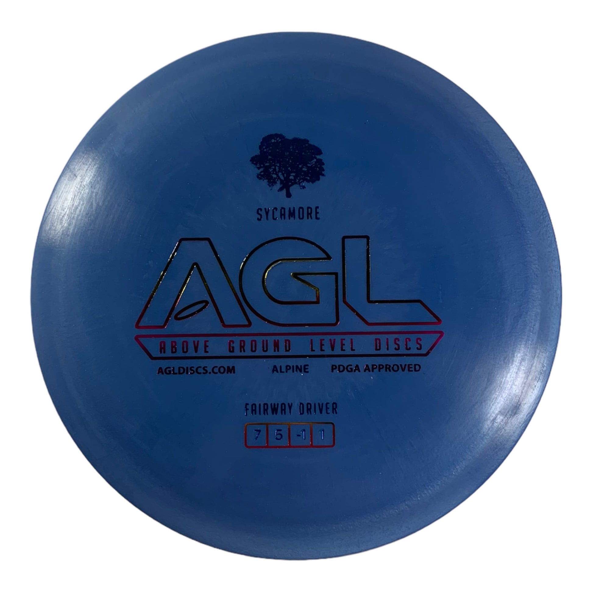 Above Ground Level Sycamore | Alpine | Blue/Sunset 175g Disc Golf