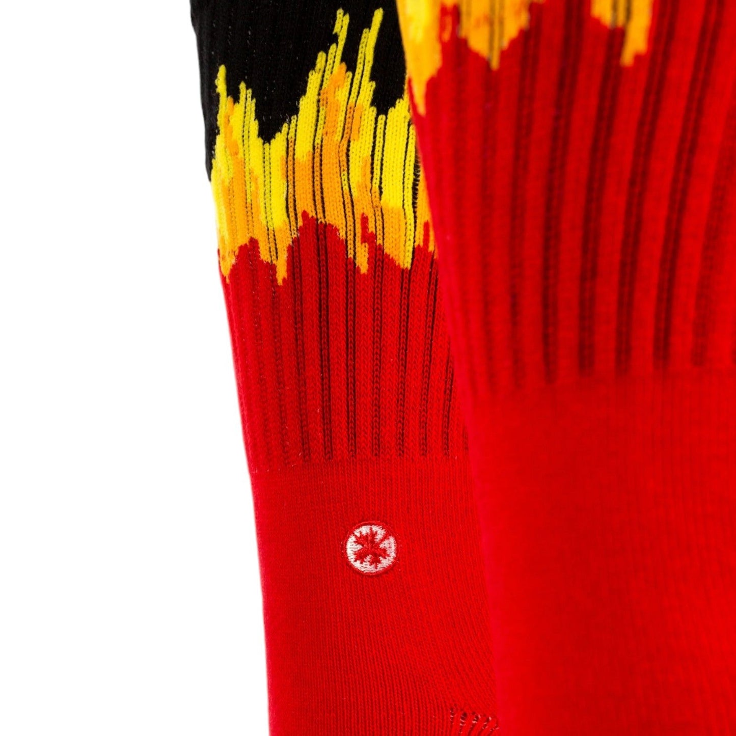 Arkansocks Arkansocks La Flame Sock (Black/Scarlet) Disc Golf