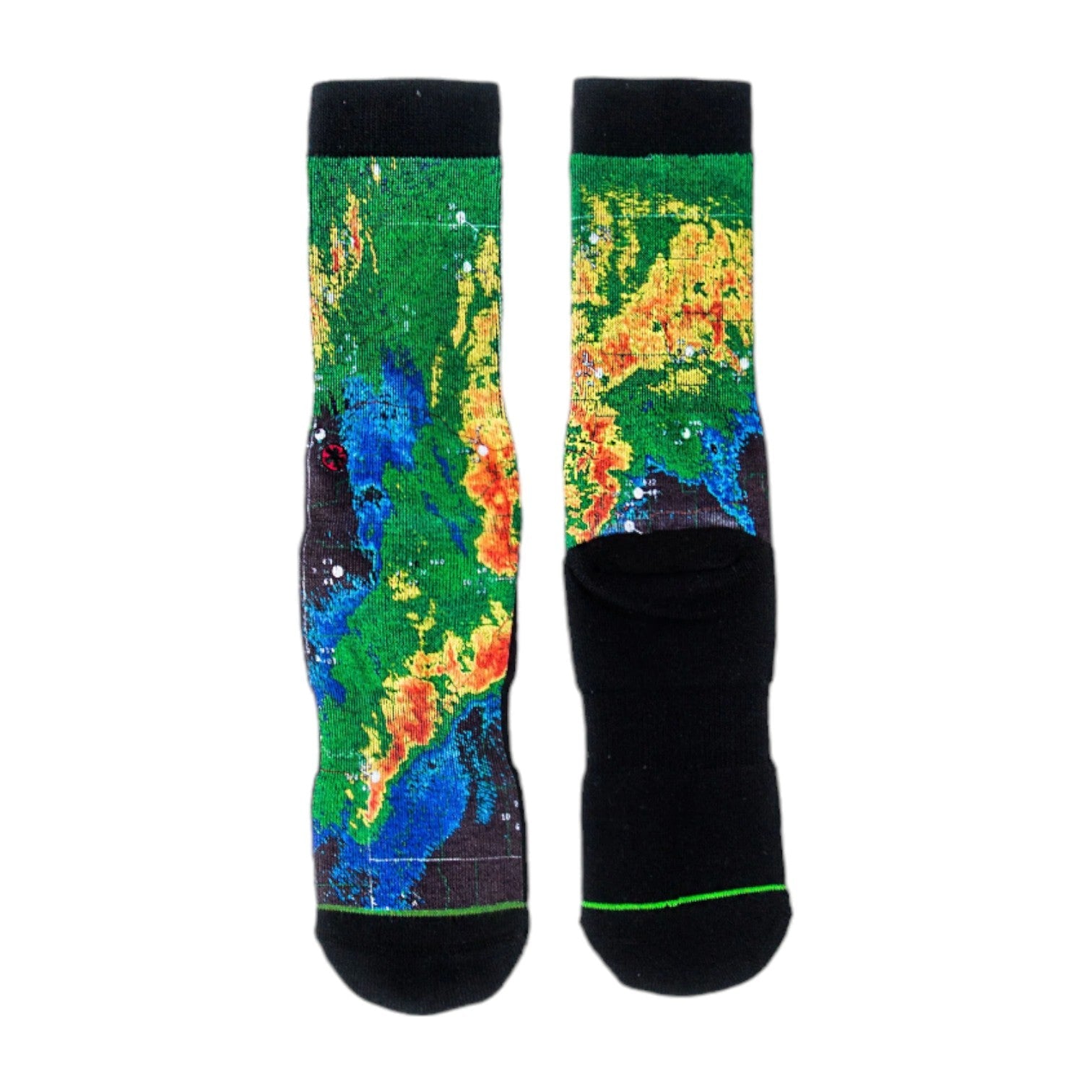 Arkansocks Arkansocks LIT Radar Sock (Blackl/Multi) Disc Golf