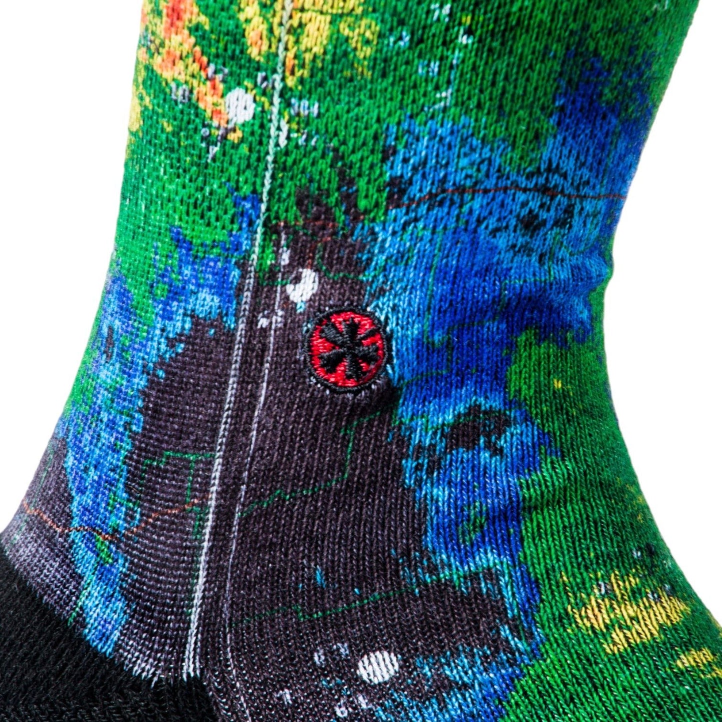 Arkansocks Arkansocks LIT Radar Sock (Blackl/Multi) Disc Golf