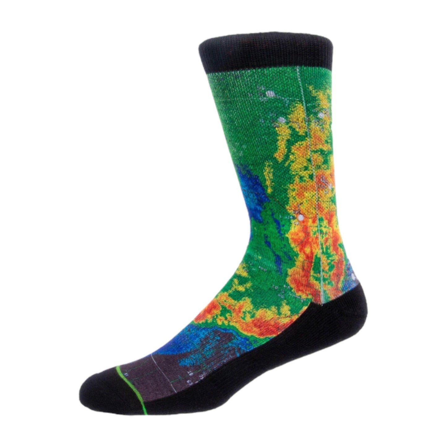 Arkansocks Arkansocks LIT Radar Sock (Blackl/Multi) Disc Golf