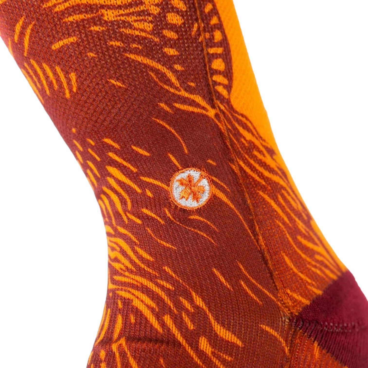 Arkansocks Arkansocks Mugshot Sock (Orange Blaze/Red) Disc Golf