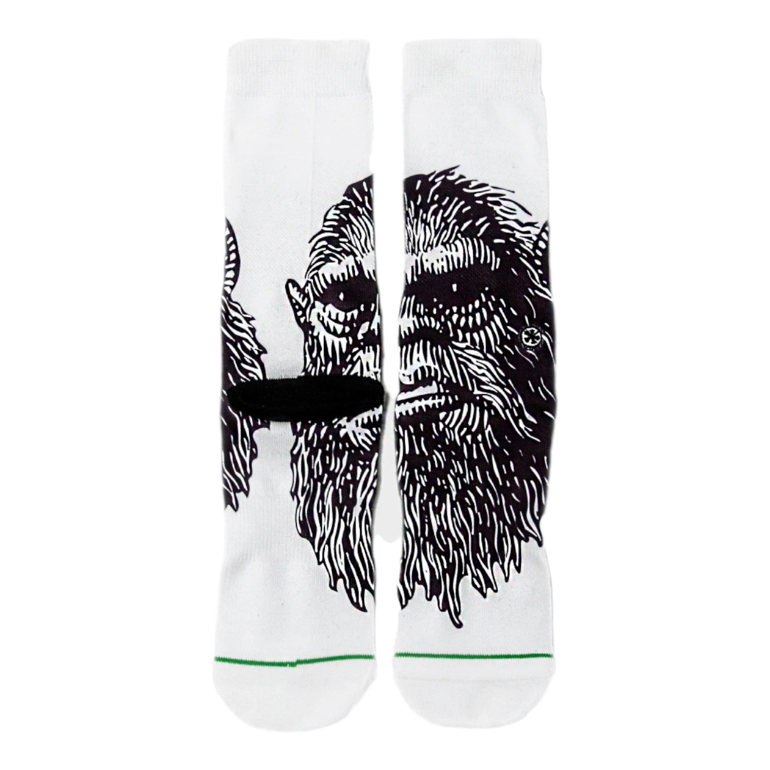 Arkansocks Arkansocks Mugshot Sock (White/Black) Disc Golf