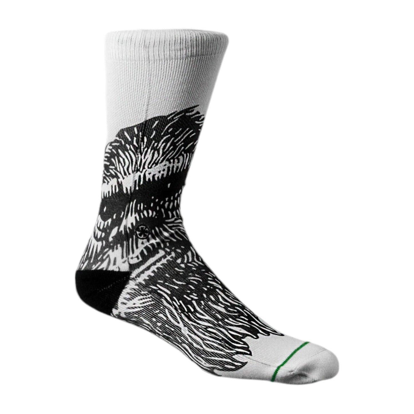 Arkansocks Arkansocks Mugshot Sock (White/Black) Disc Golf