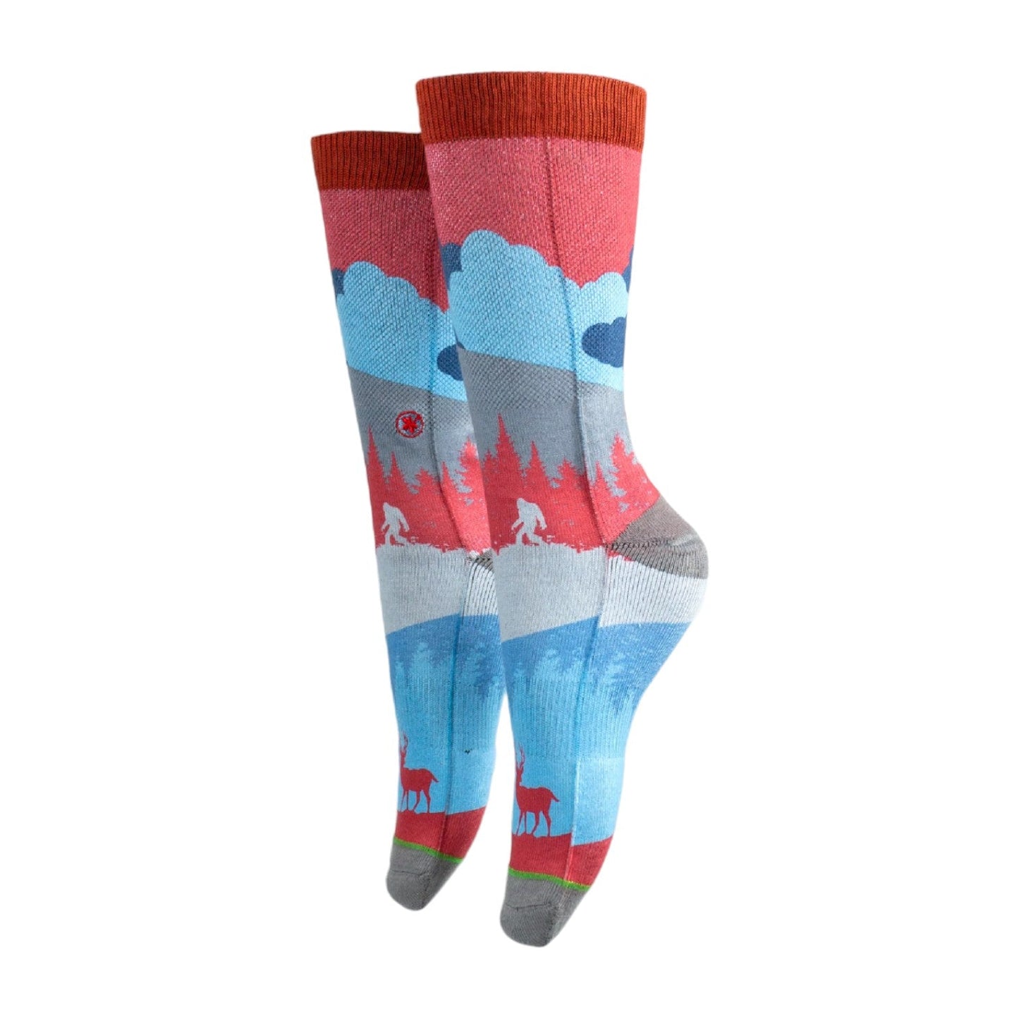 Arkansocks Arkansocks Nightfall Sock (Clay/Coastal Blue) Disc Golf