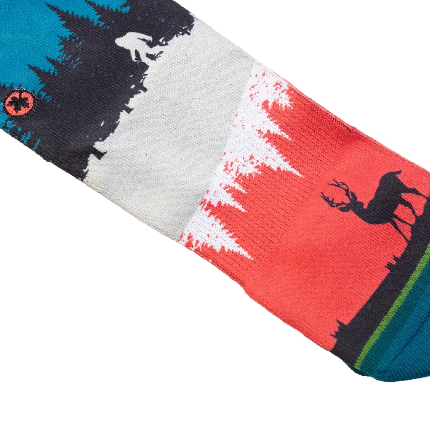 Arkansocks Arkansocks Nightfall Sock (Geode Teal/Crimson) Disc Golf