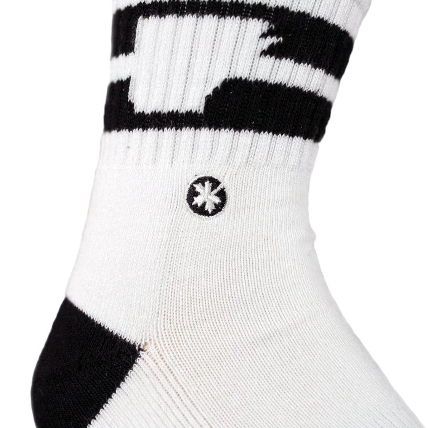 Arkansocks Arkansocks Tailgater Mid Sock (White/Black) Disc Golf