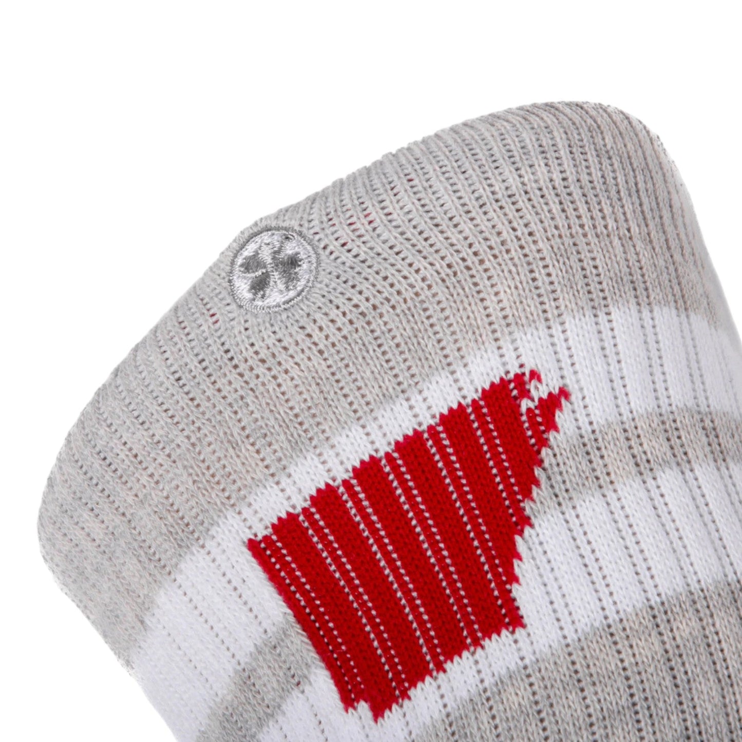 Arkansocks Arkansocks Tailgater Sock (Ash Heather/Red) Disc Golf