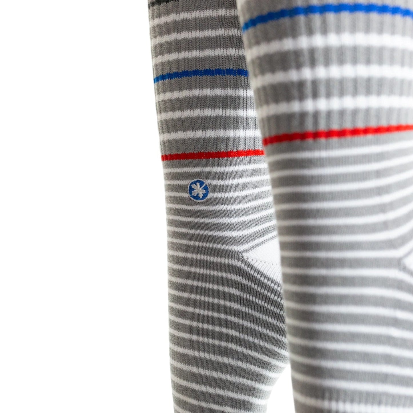 Arkansocks Arkansocks The Phillip Sock (Grey/Red - Blue/White) Disc Golf