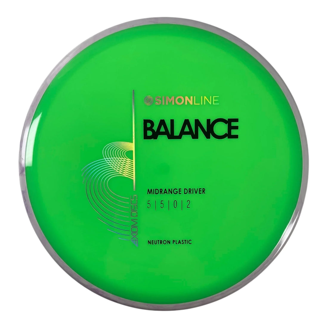Axiom Discs Balance | Neutron | Green/Purple 176g (Simon Lizotte) Disc Golf