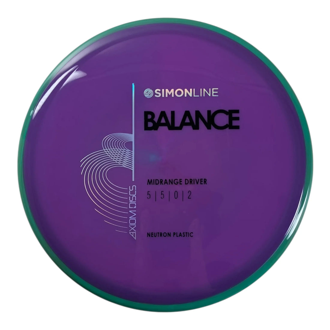Axiom Discs Balance | Neutron | Purple/Teal 165g (Simon Lizotte) Disc Golf
