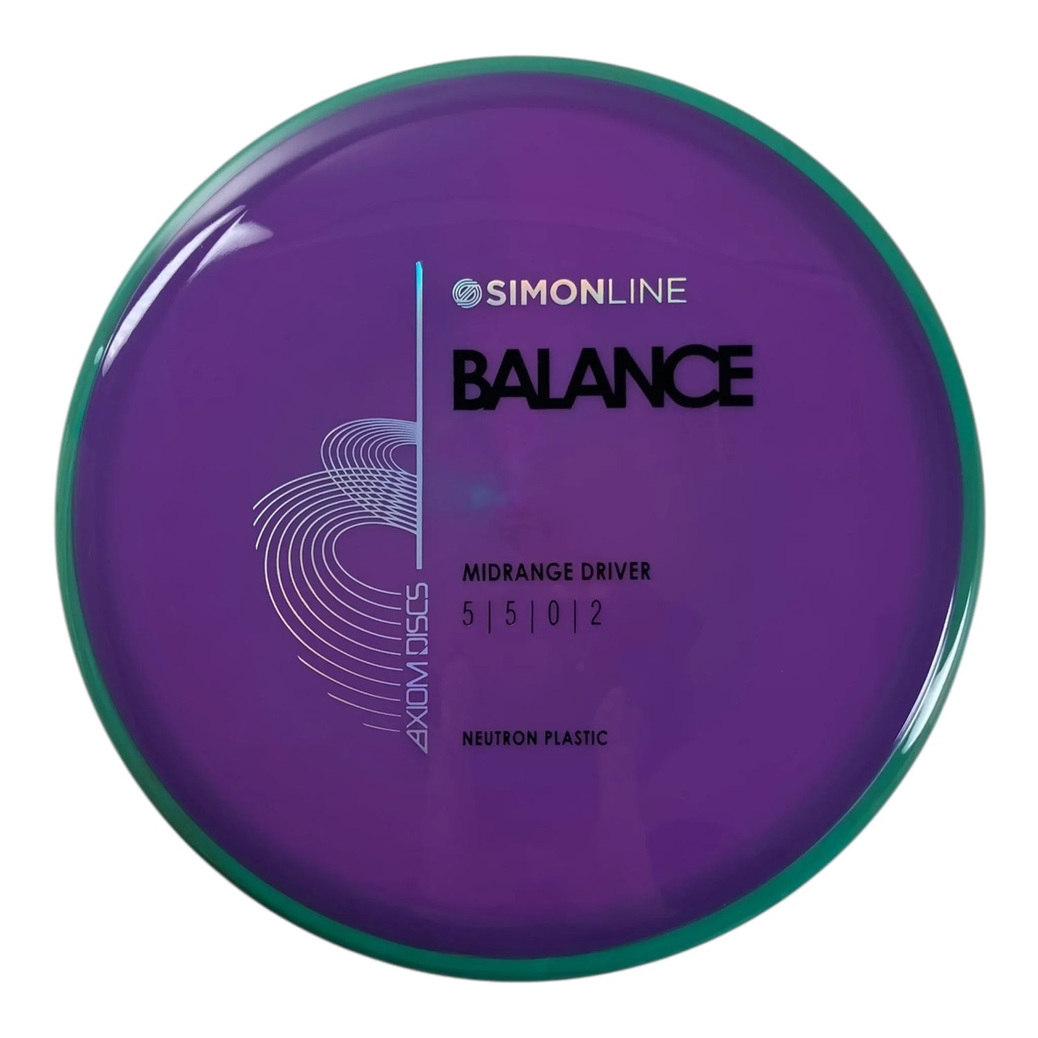 Axiom Discs Balance | Neutron | Purple/Teal 165g (Simon Lizotte) Disc Golf