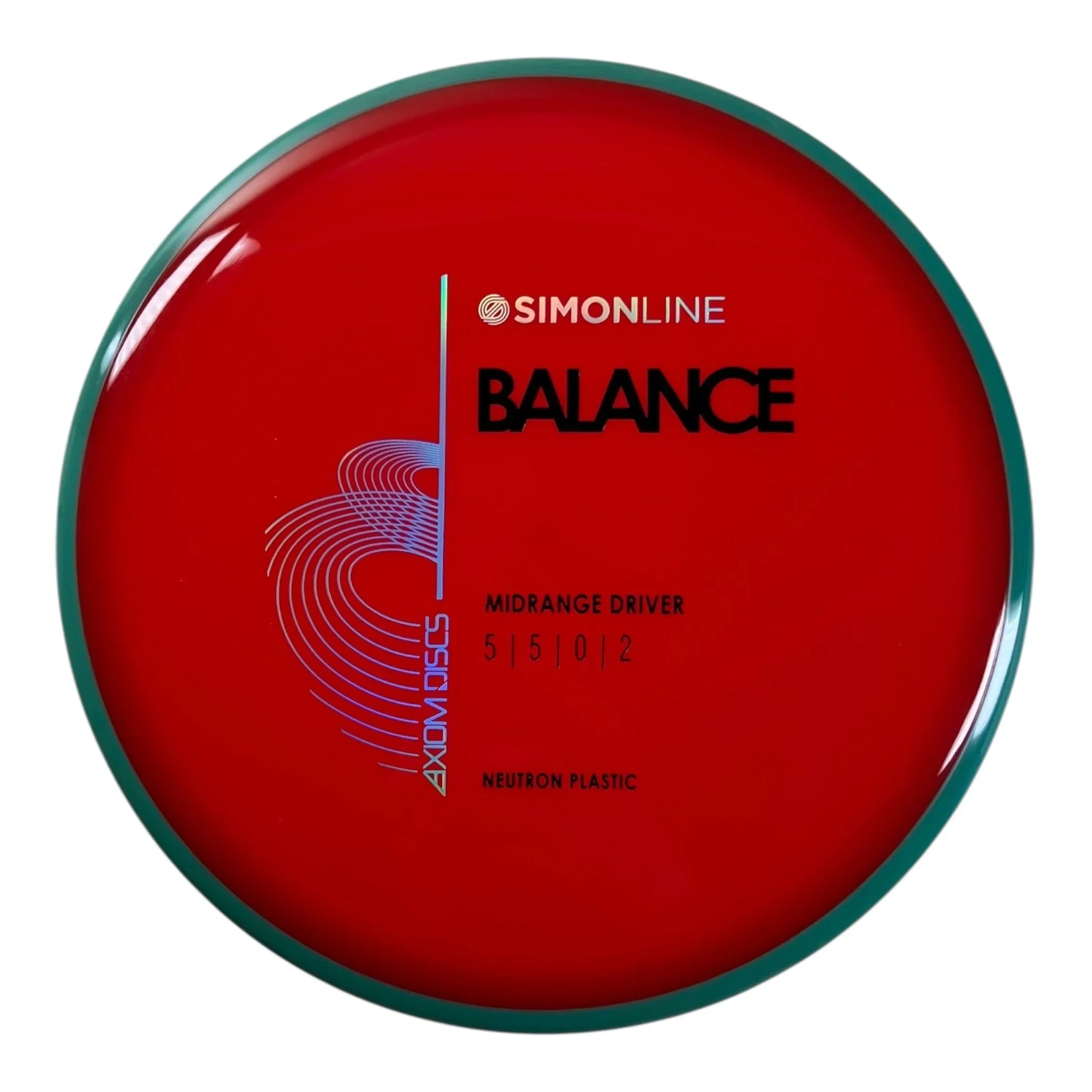 Axiom Discs Balance | Neutron | Red/Teal 172g (Simon Lizotte) Disc Golf