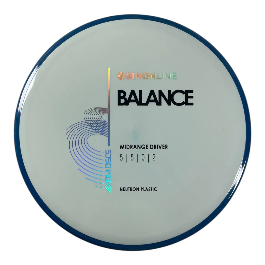 Axiom Discs Balance | Neutron | White/Blue 172g (Simon Lizotte) Disc Golf