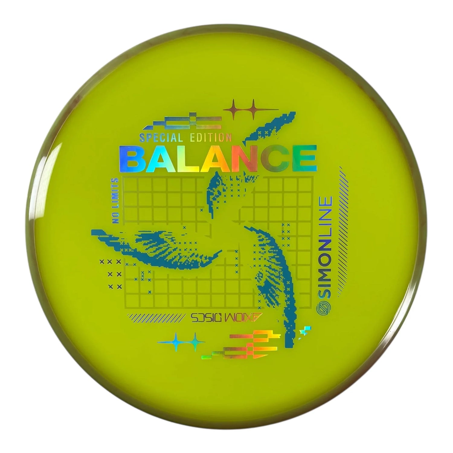 Axiom Discs Balance | Neutron | Yellow/Yellow 176g (Special Edition) Disc Golf
