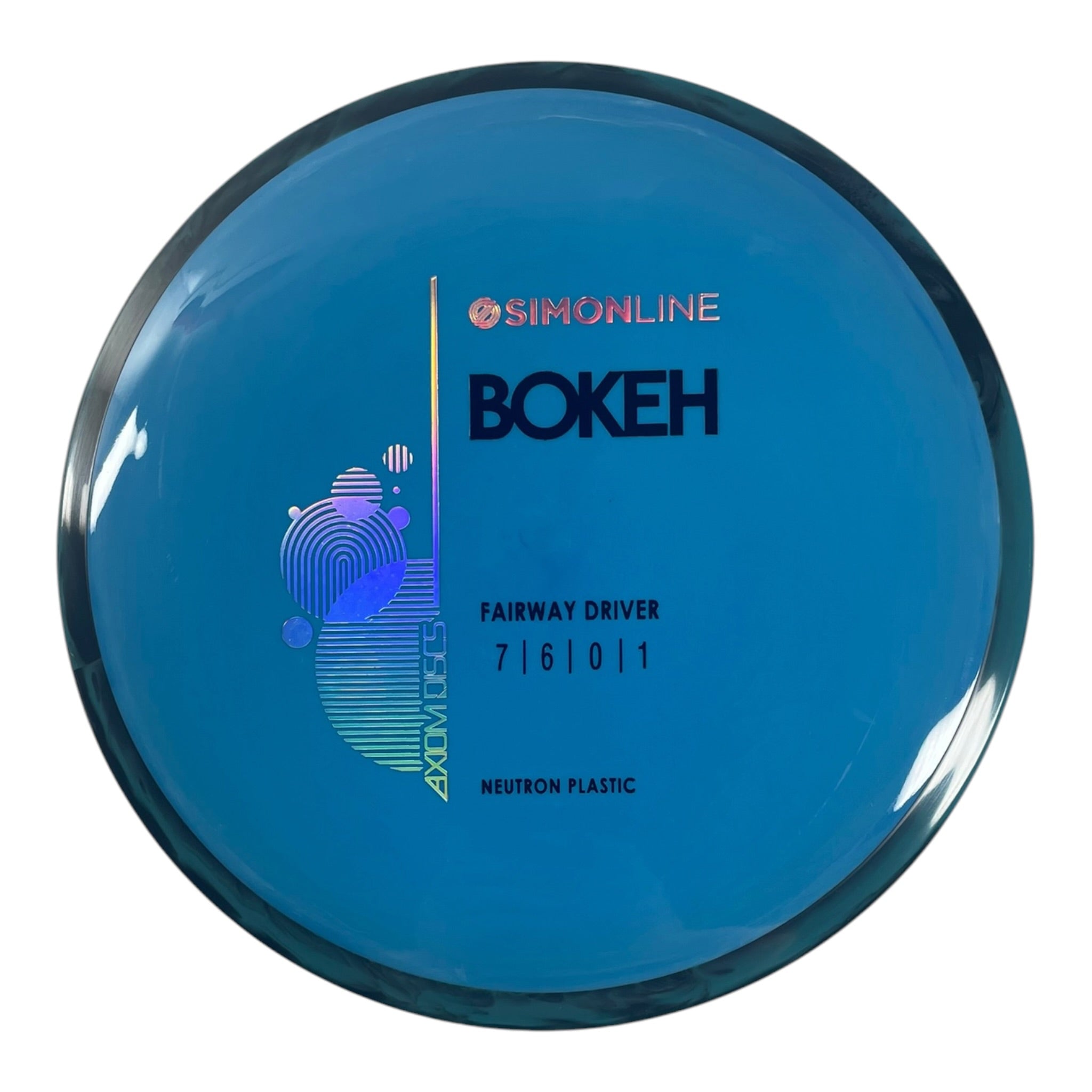 Axiom Discs Bokeh | Neutron | Blue/Black 175g Disc Golf