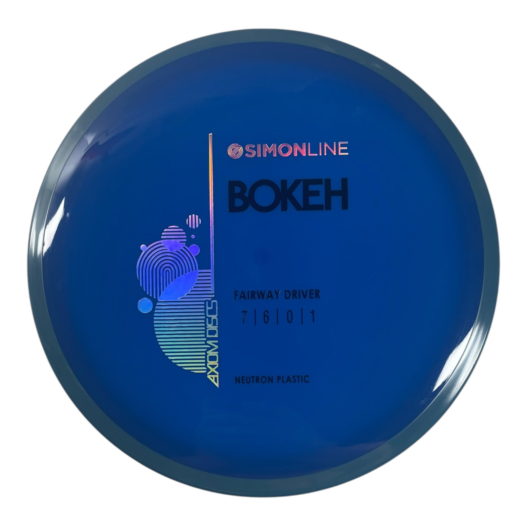 Axiom Discs Bokeh | Neutron | Blue/Blue 172g Disc Golf