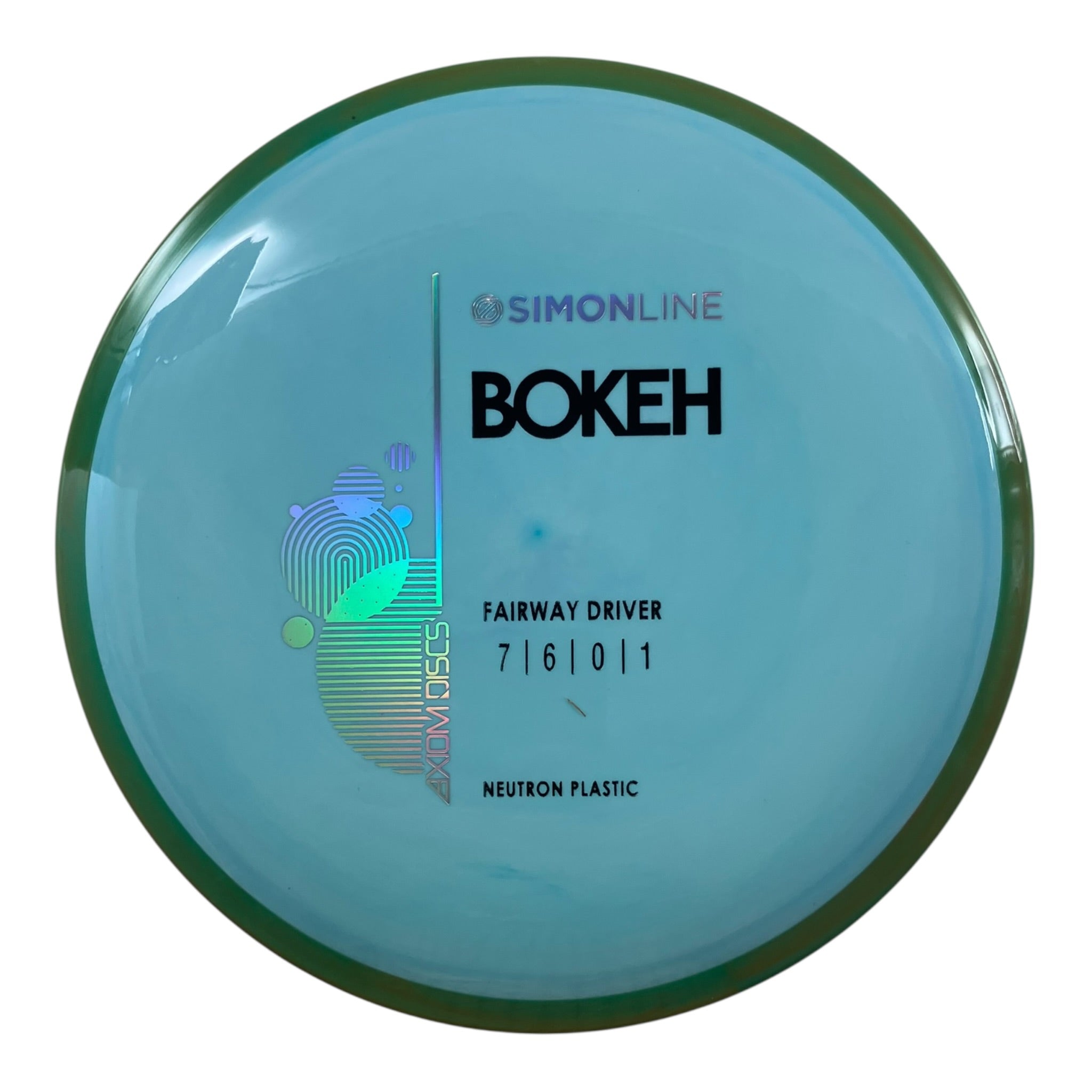 Axiom Discs Bokeh | Neutron | Blue/Green 166g Disc Golf