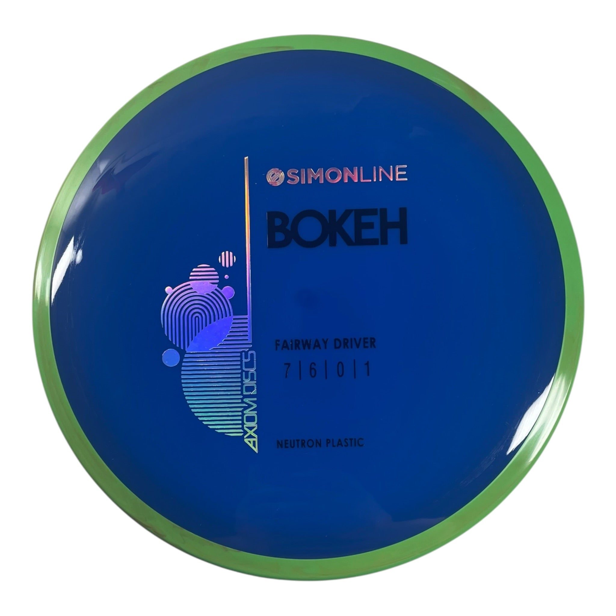 Axiom Discs Bokeh | Neutron | Blue/Green 173-175g Disc Golf