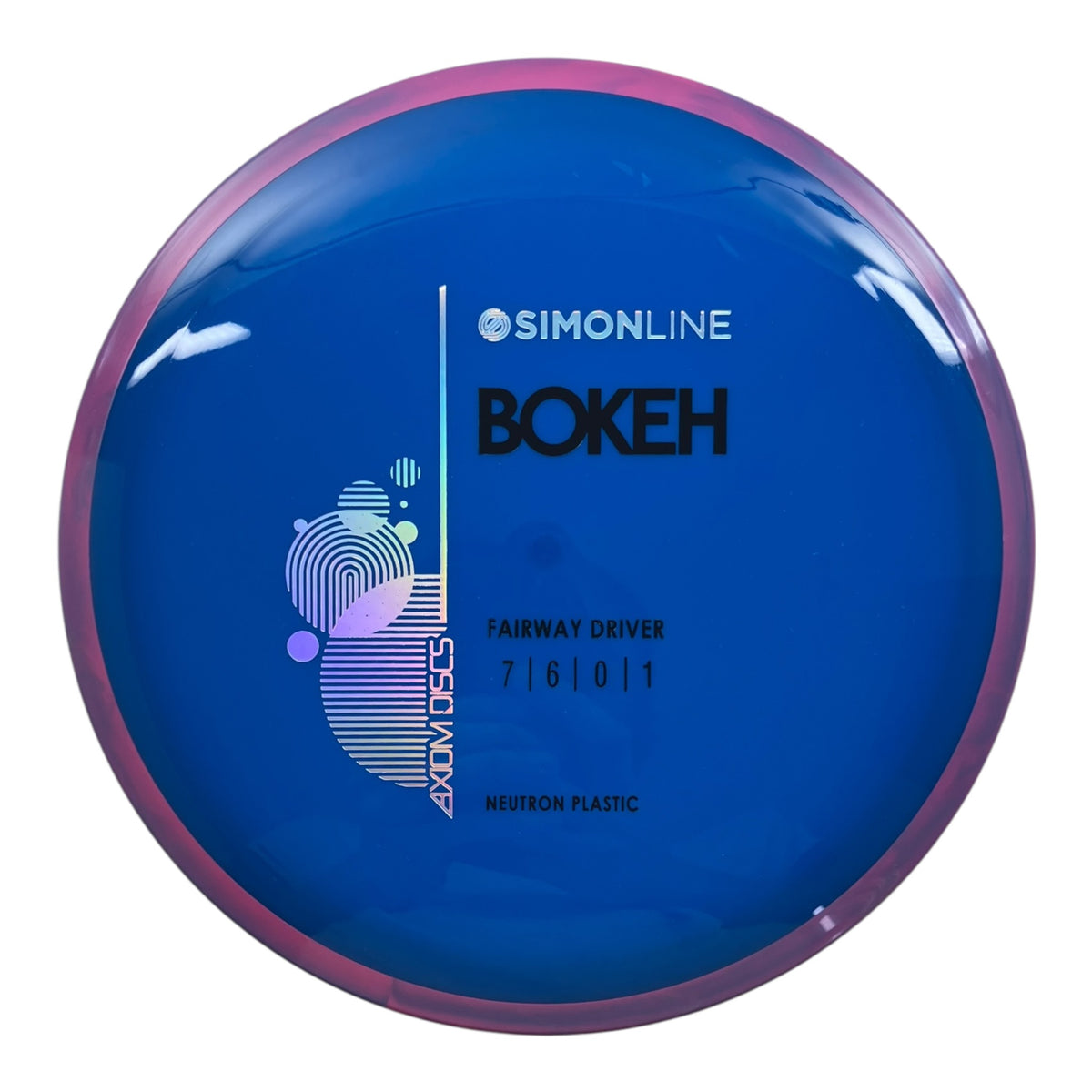 Axiom Discs Bokeh | Neutron | Blue/Purple 174g Disc Golf