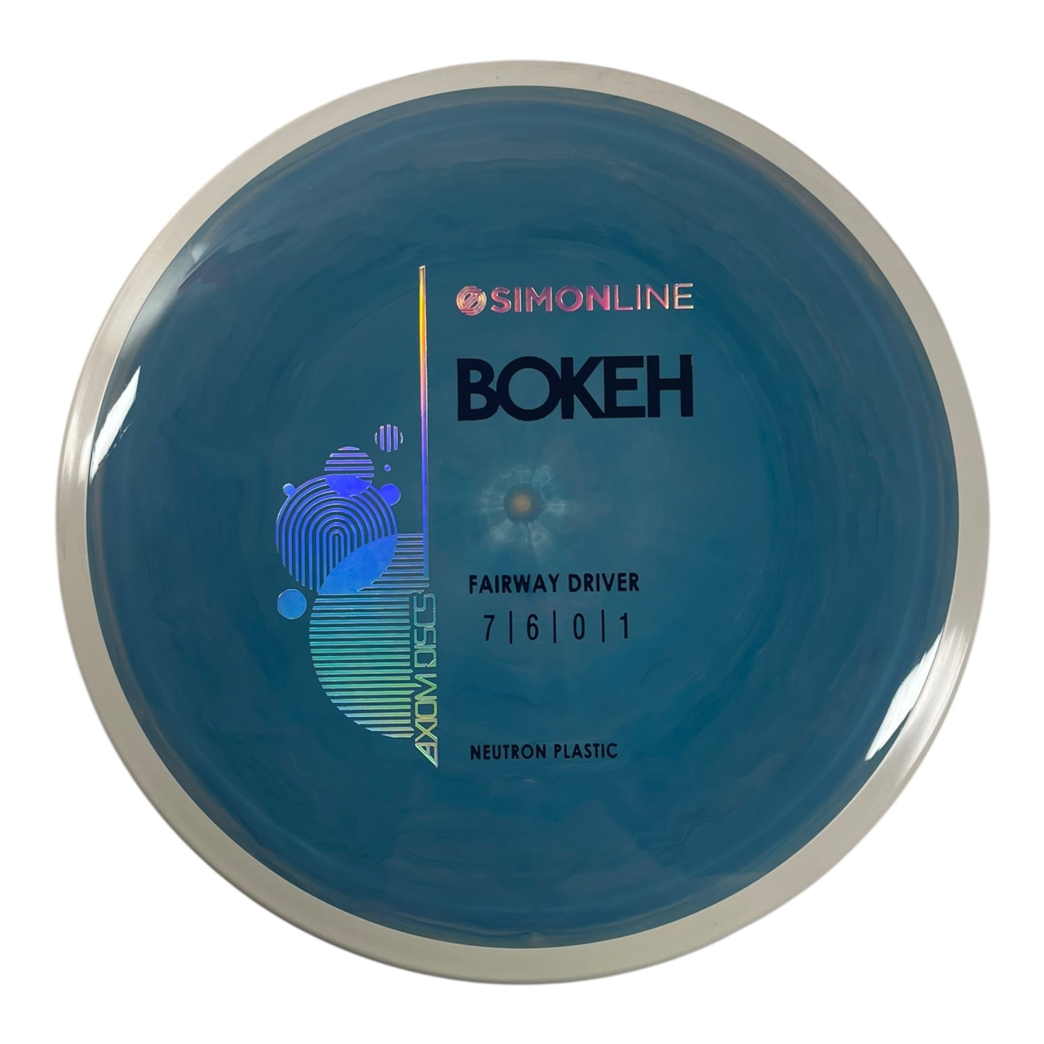 Axiom Discs Bokeh | Neutron | Blue/White 175g Disc Golf