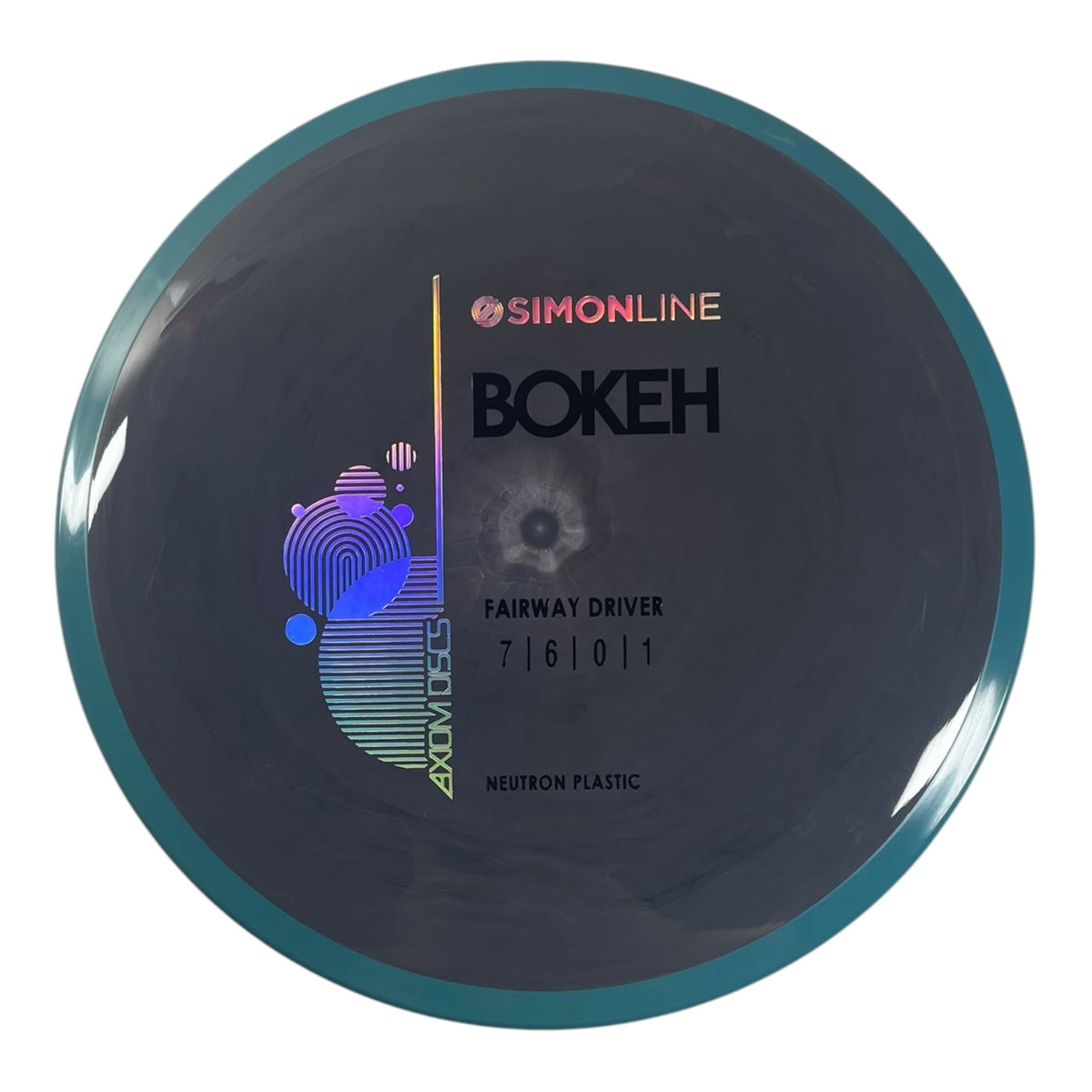 Axiom Discs Bokeh | Neutron | Grey/Blue 175g Disc Golf