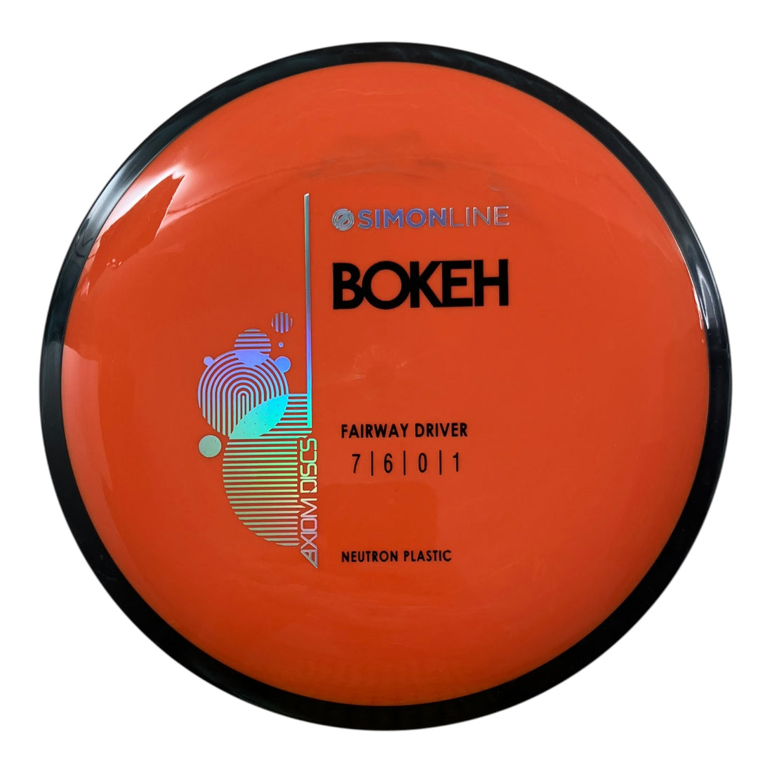 Axiom Discs Bokeh | Neutron | Orange/Black 175g Disc Golf