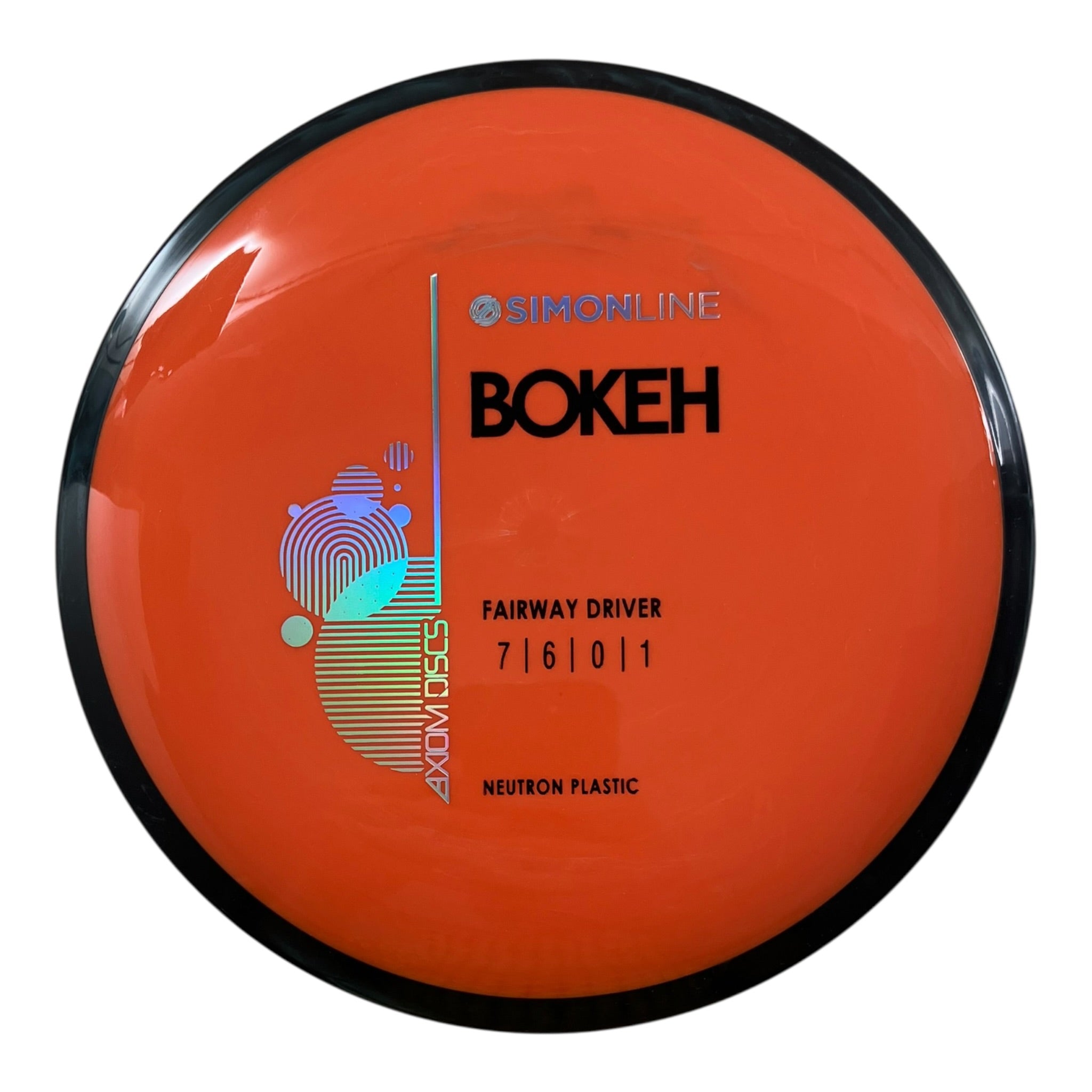 Axiom Discs Bokeh | Neutron | Orange/Black 175g Disc Golf