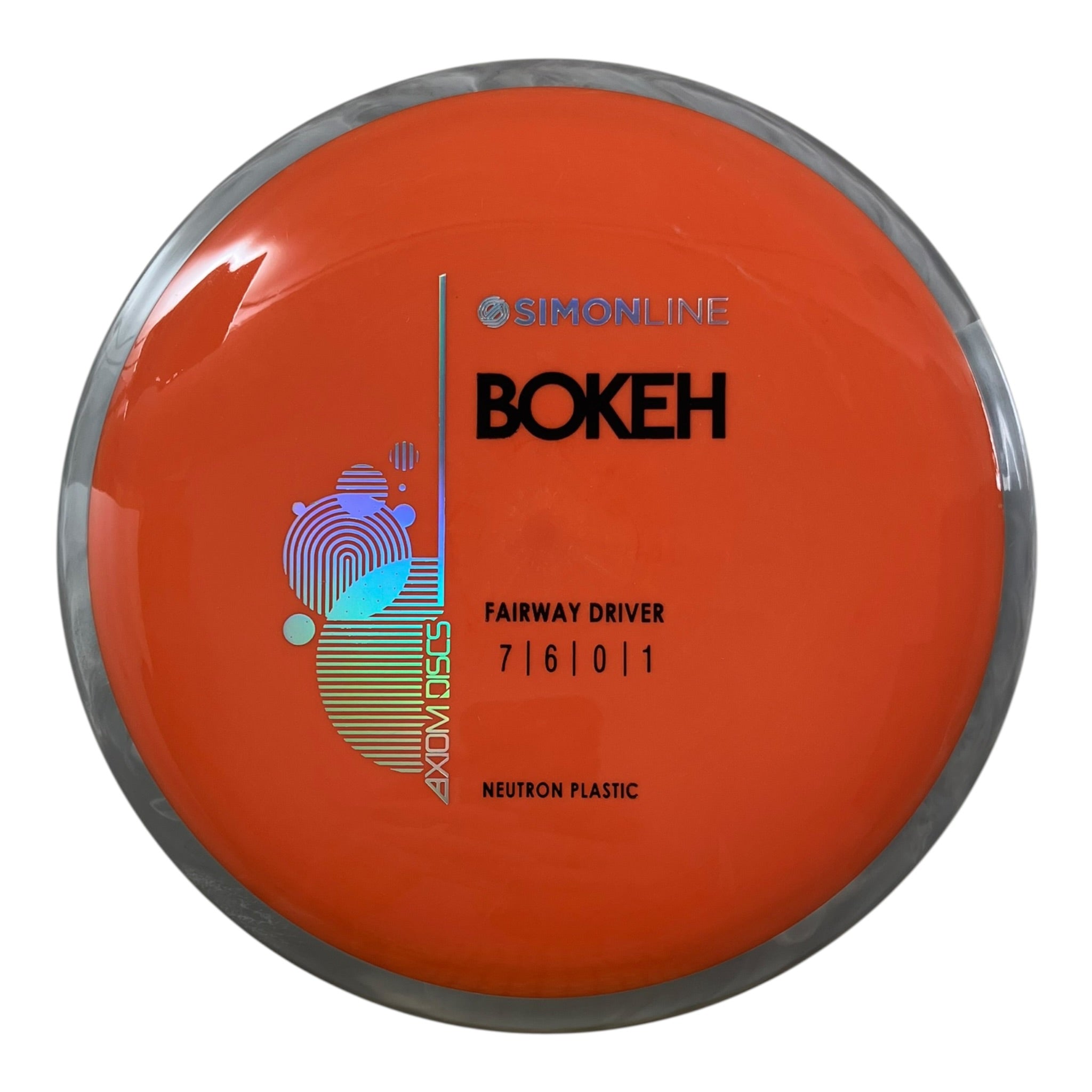 Axiom Discs Bokeh | Neutron | Orange/Grey 173g Disc Golf