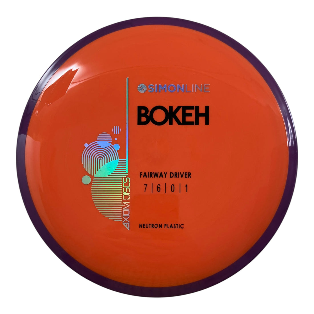 Axiom Discs Bokeh | Neutron | Orange/Purple 168g Disc Golf