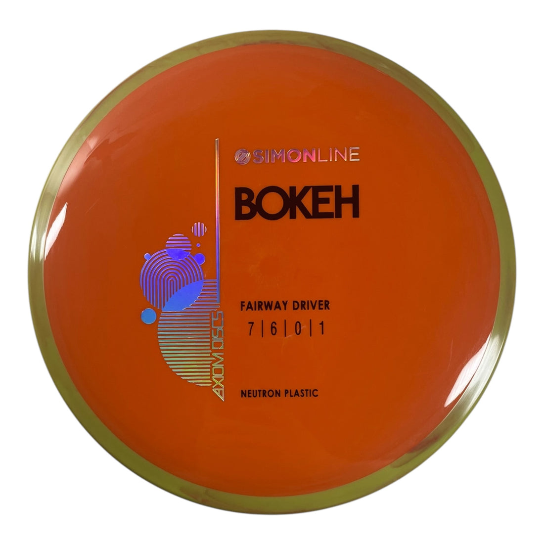 Axiom Discs Bokeh | Neutron | Orange/Yellow 172g Disc Golf