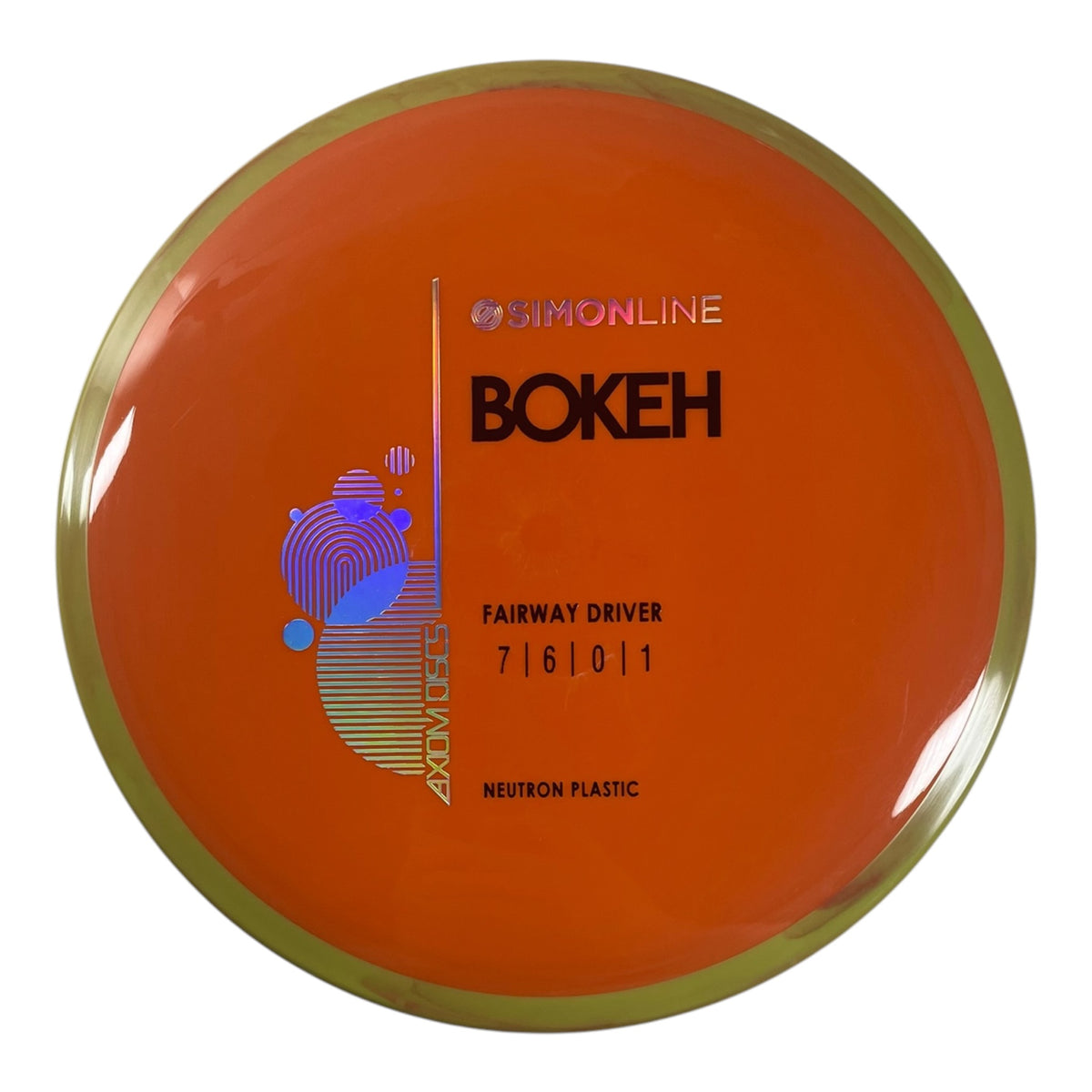 Axiom Discs Bokeh | Neutron | Orange/Yellow 172g Disc Golf