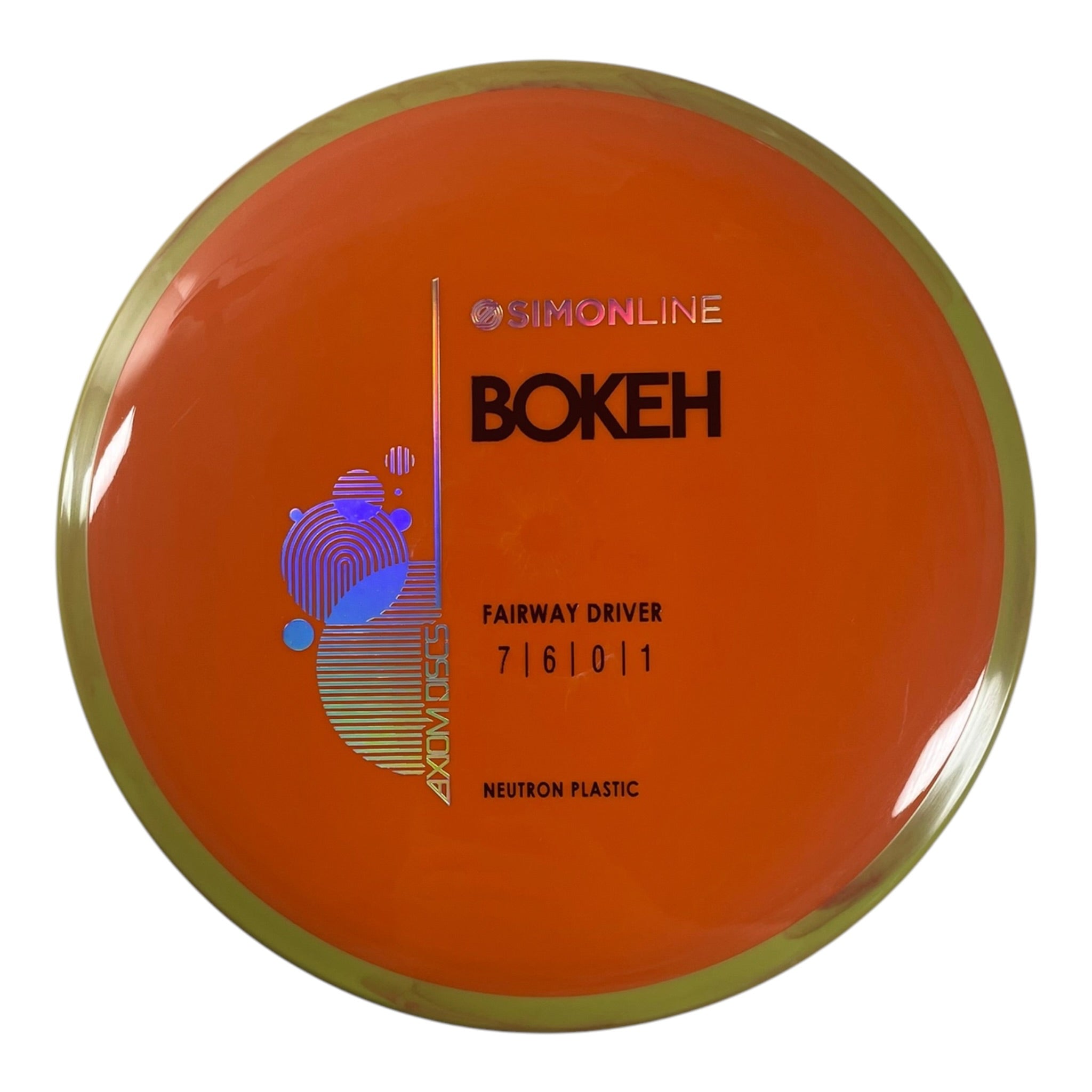 Axiom Discs Bokeh | Neutron | Orange/Yellow 172g Disc Golf