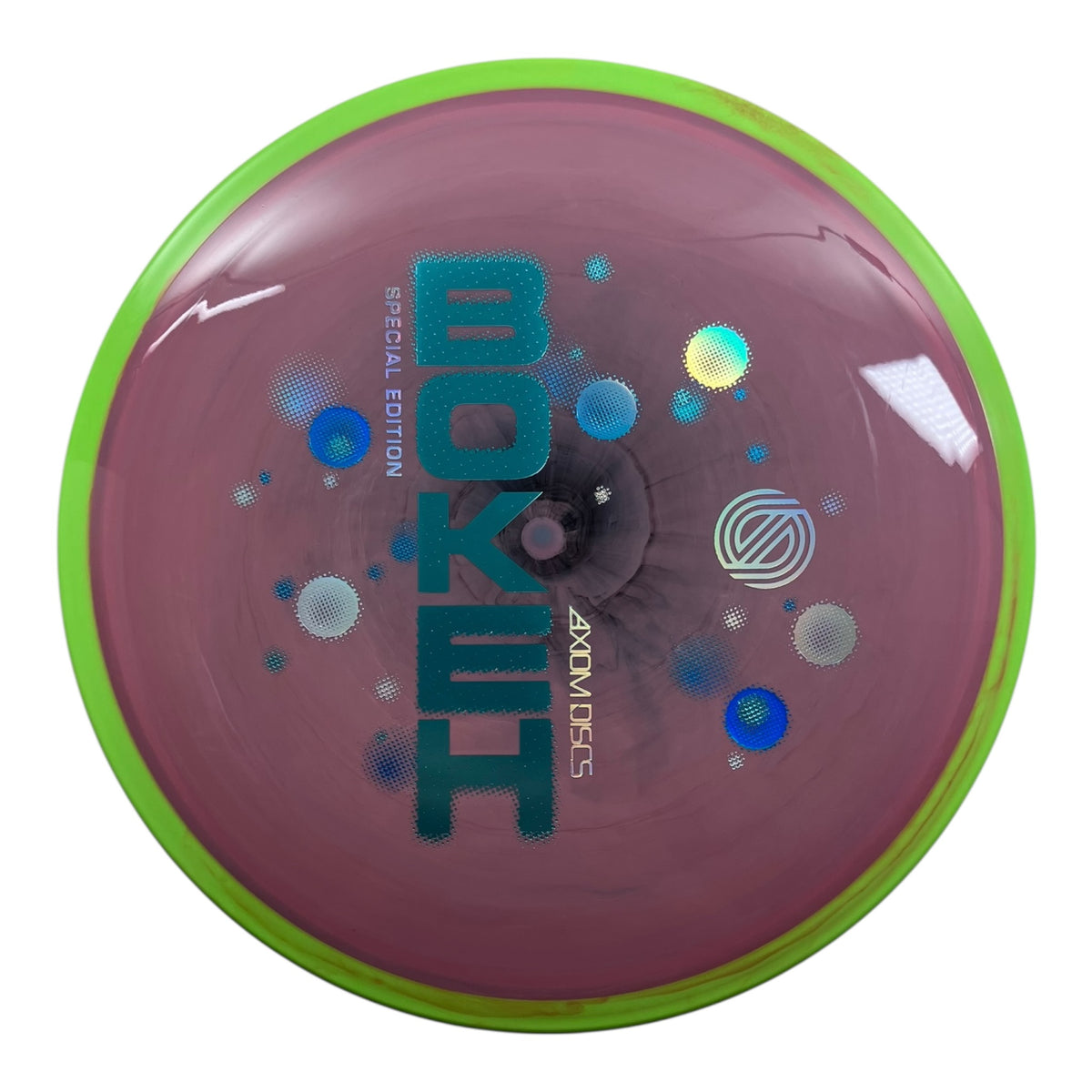 Axiom Discs Bokeh | Neutron | Pink/Green 167g (Special Edition) Disc Golf