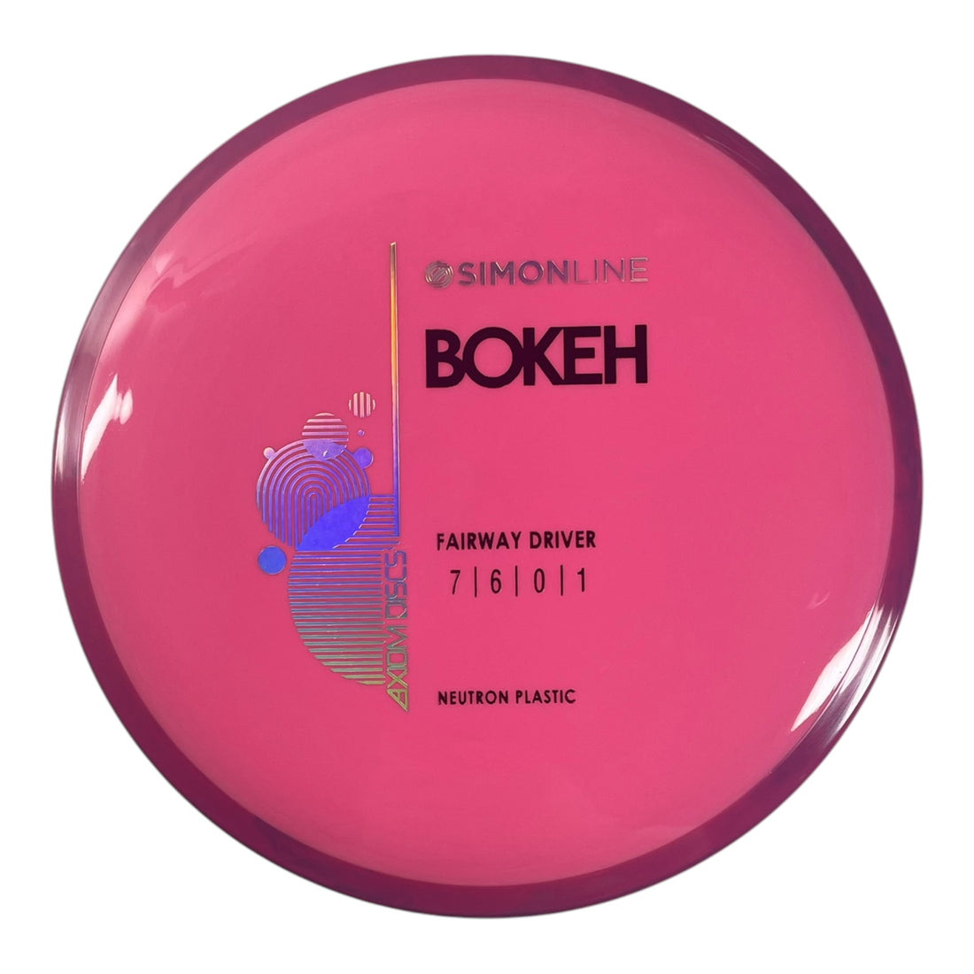 Axiom Discs Bokeh | Neutron | Pink/Pink 167g Disc Golf