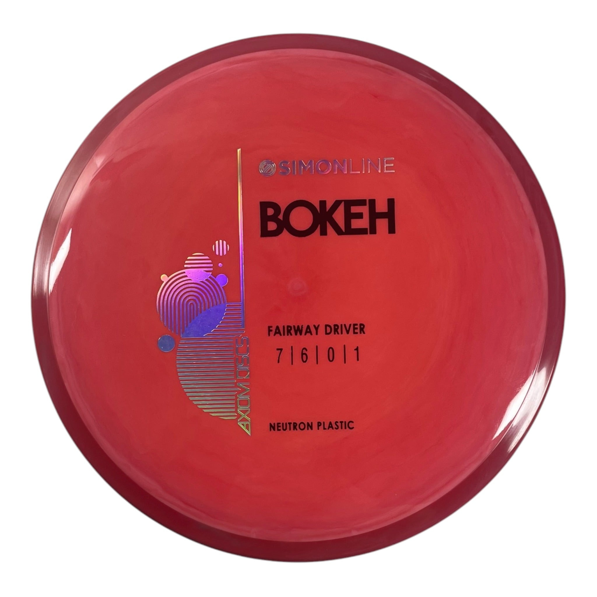 Axiom Discs Bokeh | Neutron | Pink/Red 175g Disc Golf