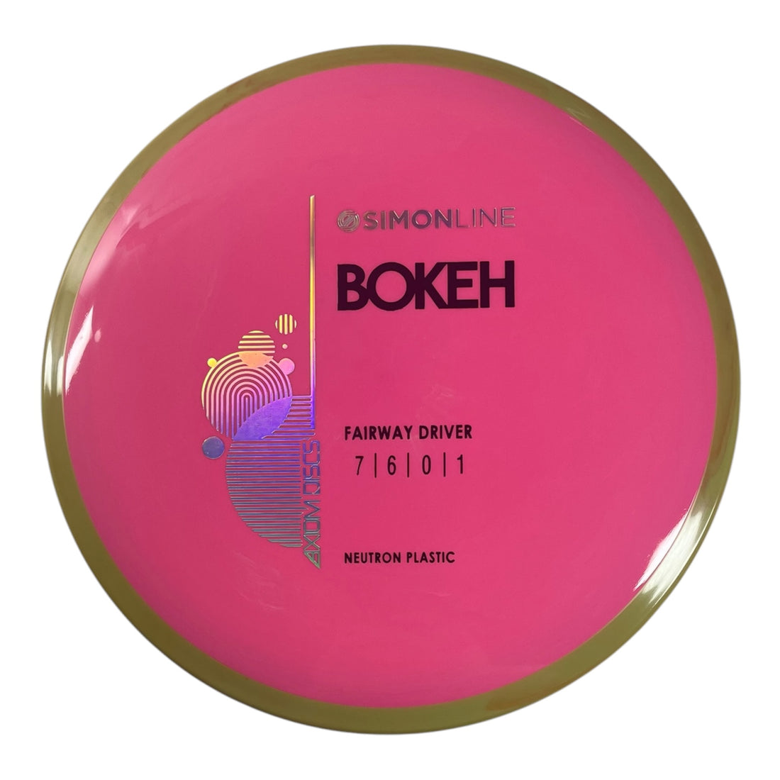 Axiom Discs Bokeh | Neutron | Pink/Yellow 175g Disc Golf
