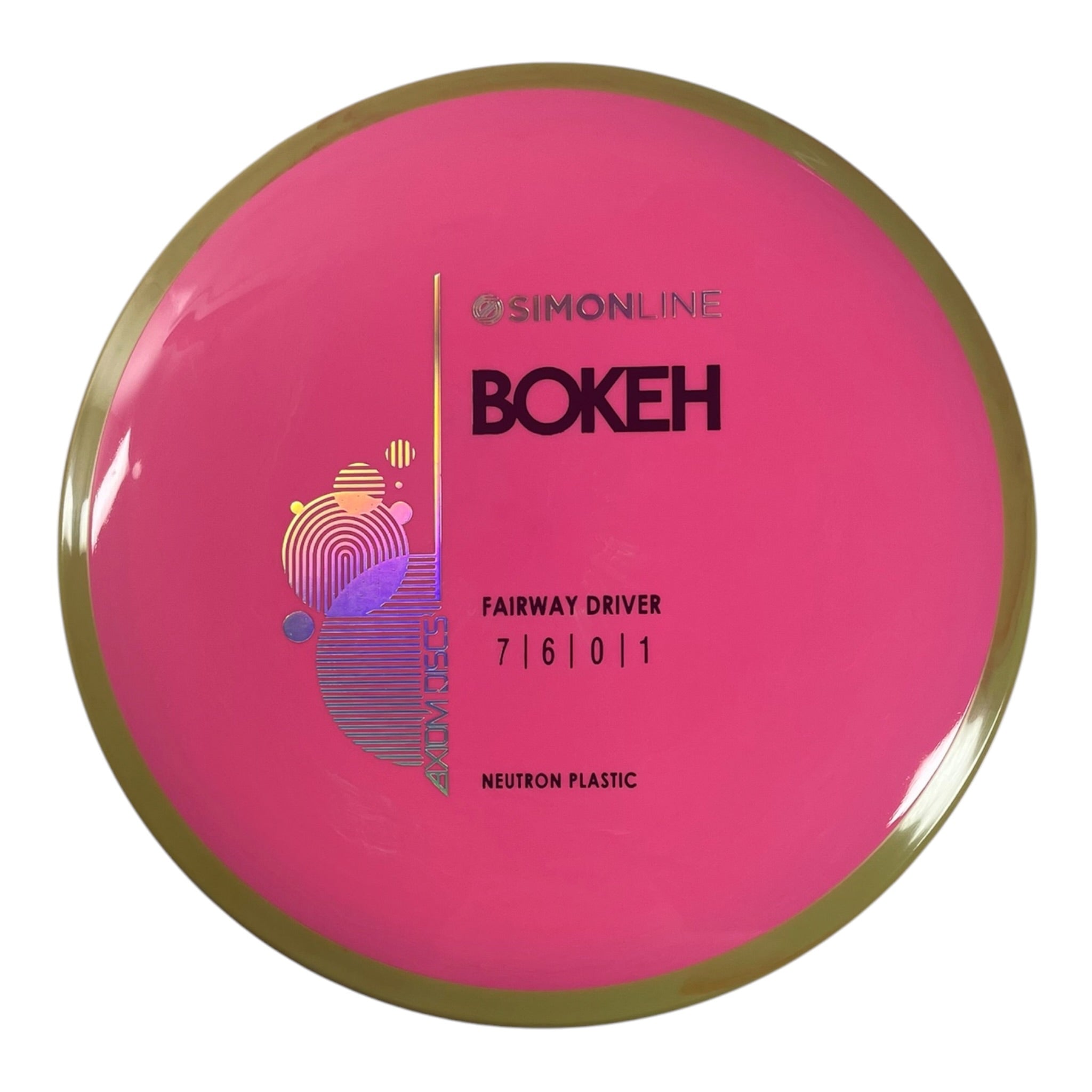 Axiom Discs Bokeh | Neutron | Pink/Yellow 175g Disc Golf