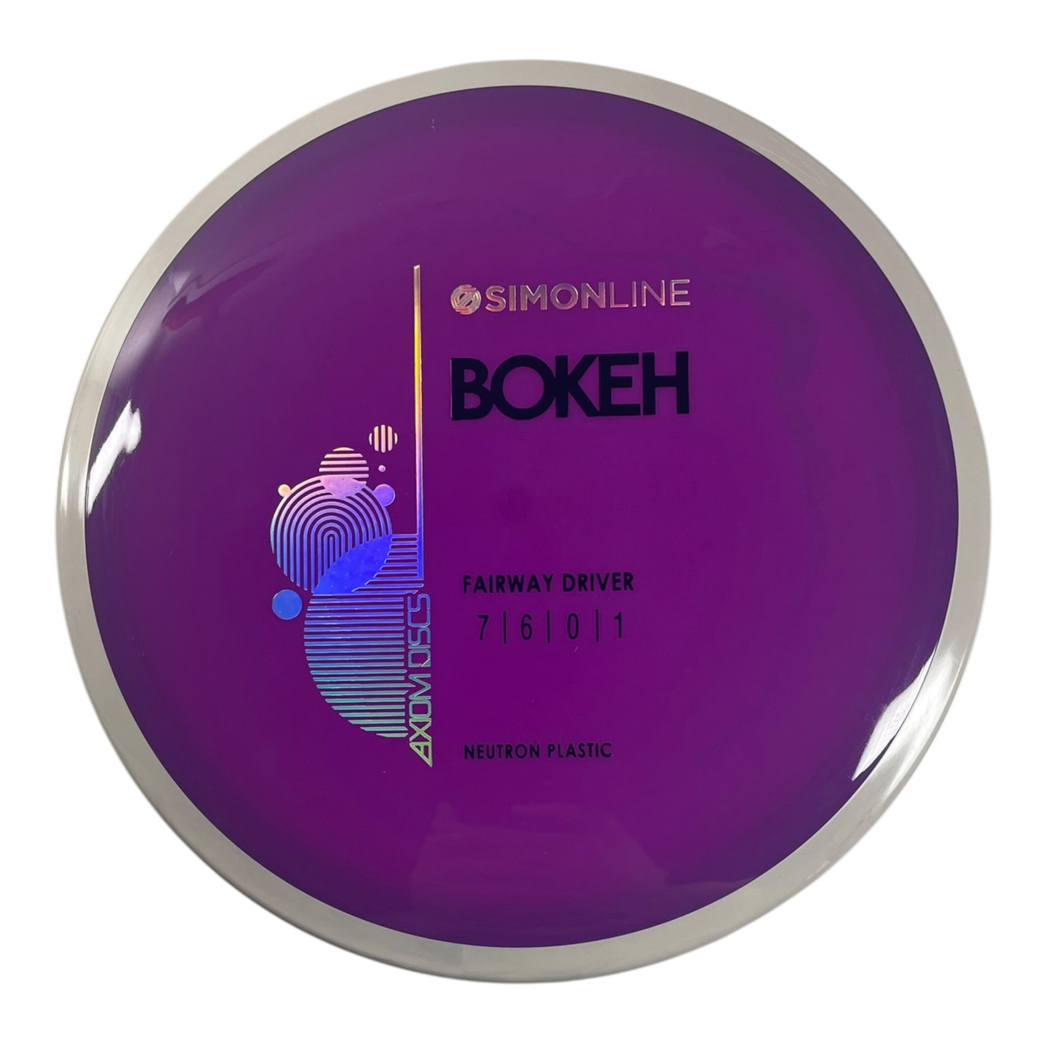 Axiom Discs Bokeh | Neutron | Purple/White 173g Disc Golf