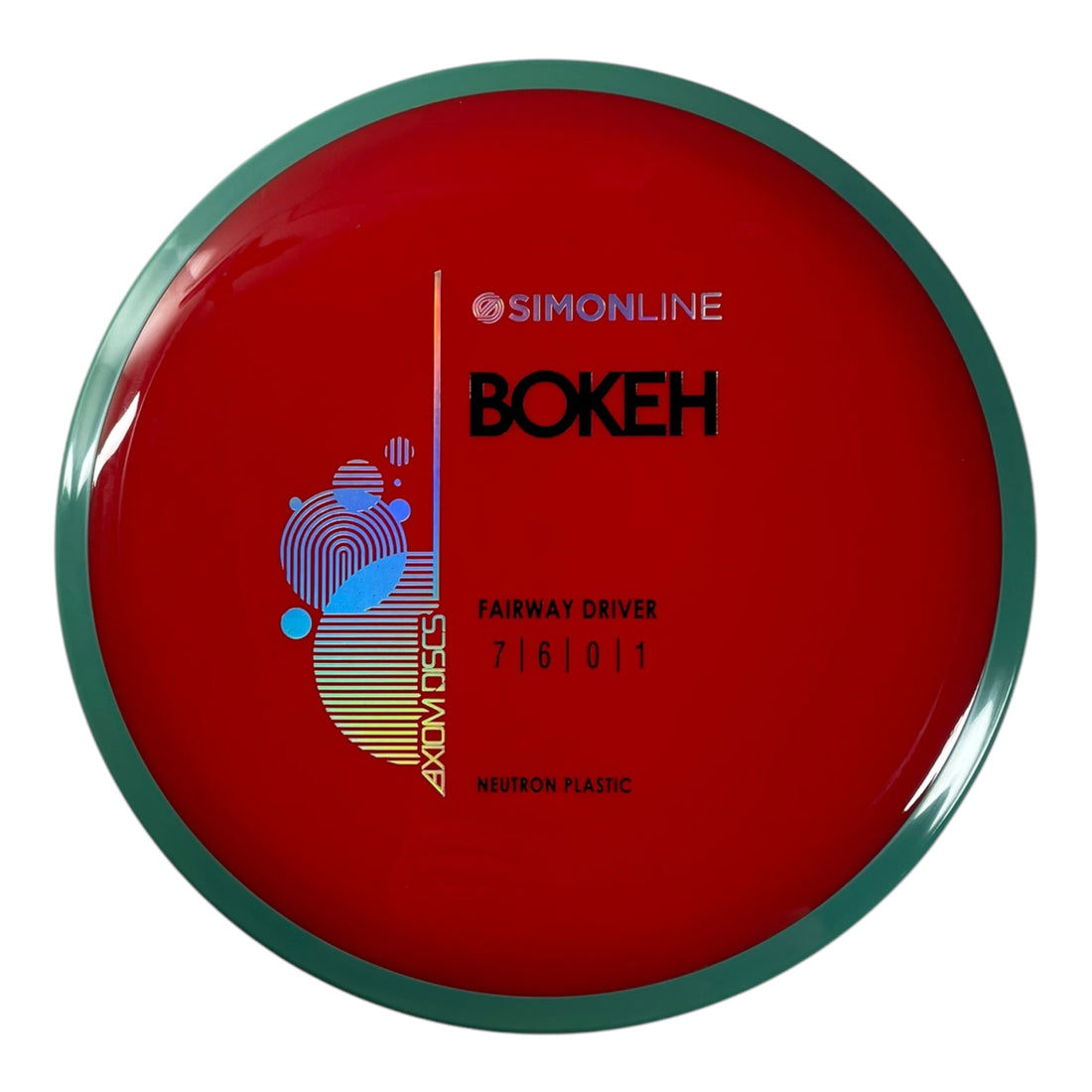Axiom Discs Bokeh | Neutron | Red/Teal 175g Disc Golf