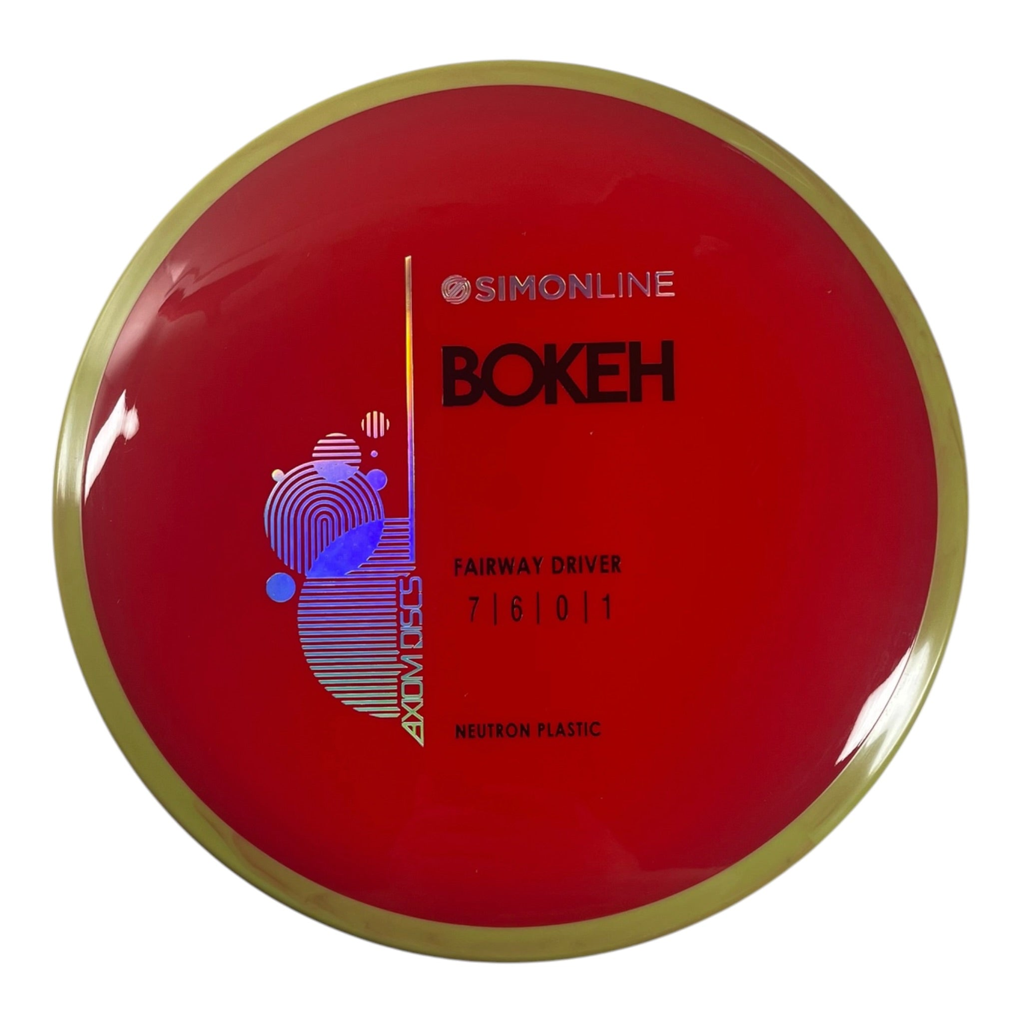 Axiom Discs Bokeh | Neutron | Red/Yellow 171g Disc Golf